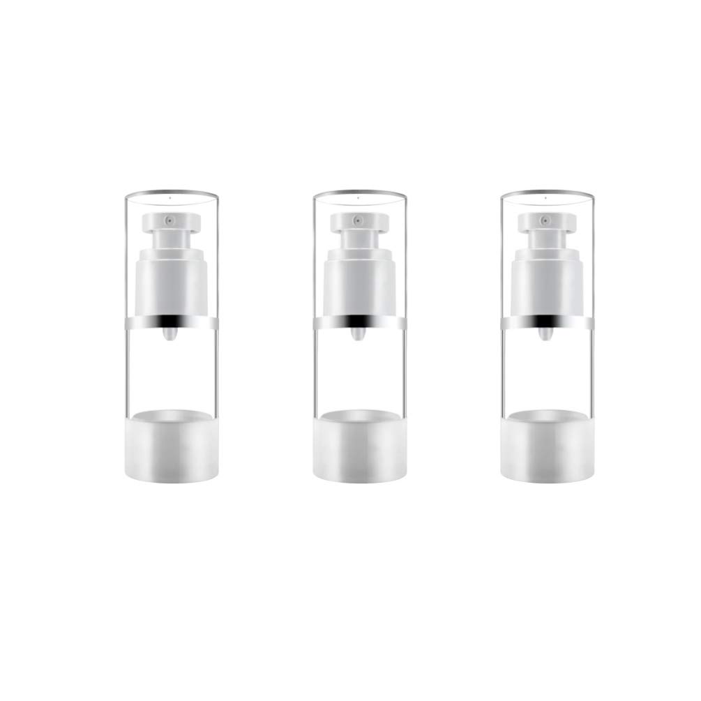 Lurrose 3Pcs Airless Pump Spray Bottles - Fine Mist Cosmetic Atomizer for Travel, Home & Salon | Refillable & Leak-Proof | Perfect for Skincare, Haircare & Essential Oils Dispensing