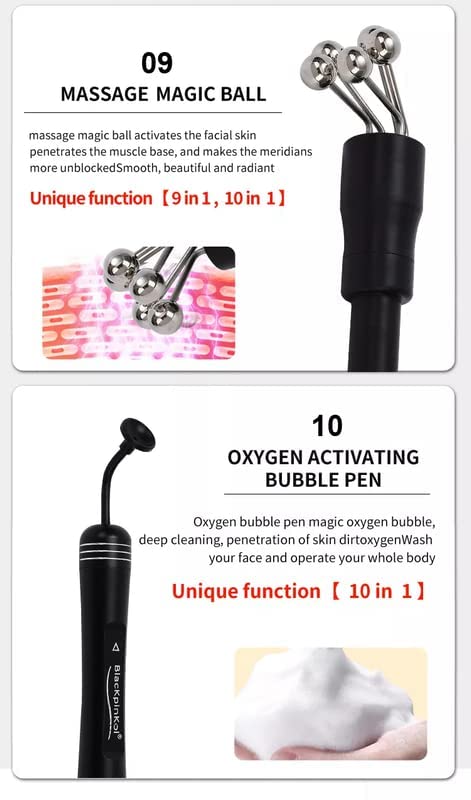 Professional HYDRAFACIAL 10-in-1 Vertical Facial Machine - Hydrofacial Device with Sprayer for Skin Moisturizing & Rejuvenation - Beauty Instrument for Spa, Salon & Home Skincare Treatments