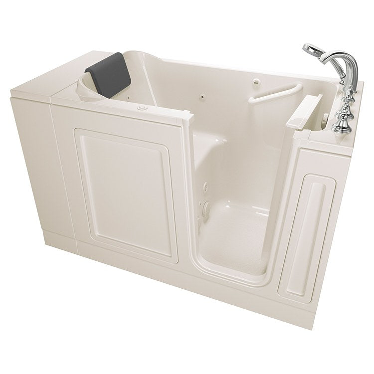 2848 Series 28W x 48L Acrylic Walk-In Whirlpool Bathtub with Right Hand Drain & Faucet - Perfect for Spa-Like Relaxation in Your Master Bathroom or Luxury Home Retreat