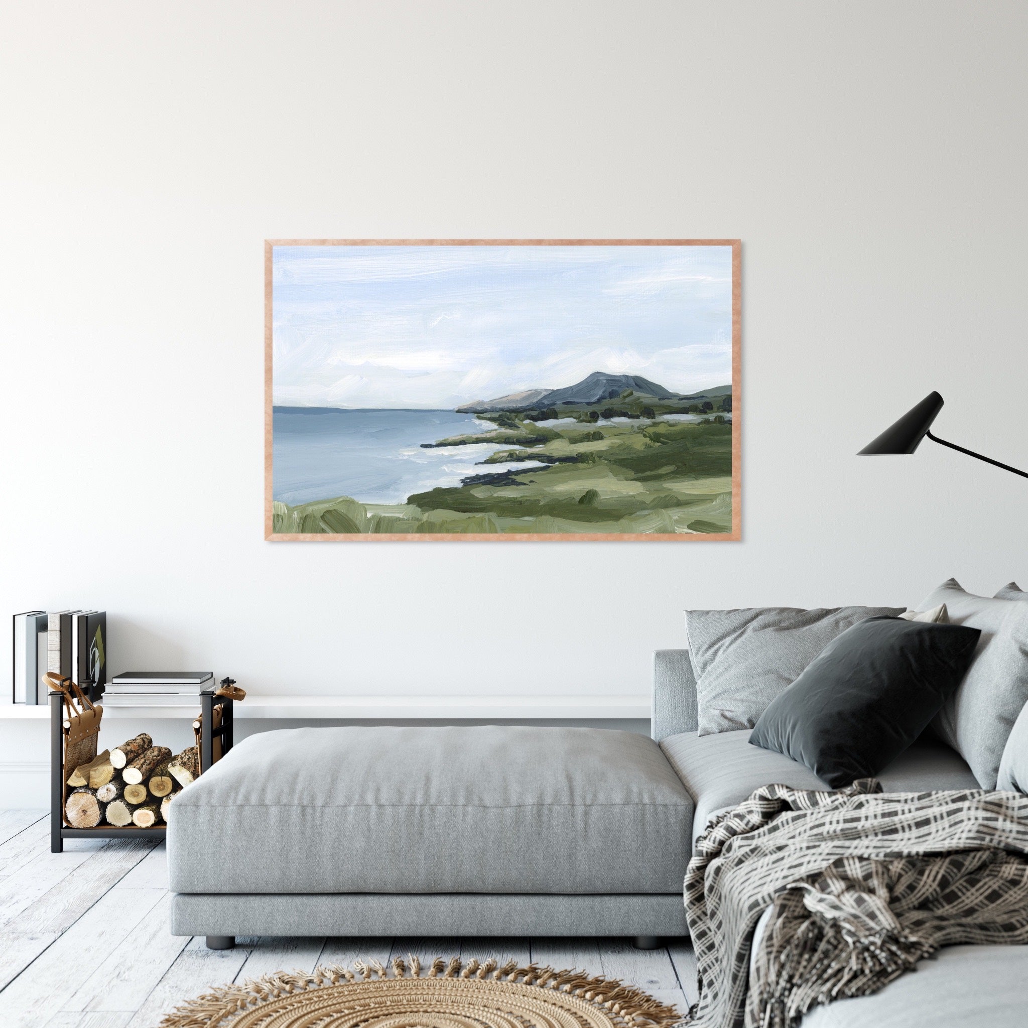 Diamond Head II Art Print - Stunning Hawaiian Landscape Wall Decor for Living Room, Bedroom & Office - Premium Canvas & Framed Options