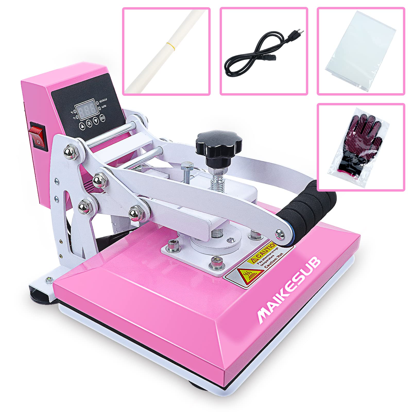 12x10 Inch Digital Heat Press Machine for T-Shirts & HTV Projects - Industrial Sublimation Printer for Heat Transfer Vinyl - Perfect for DIY Crafts, Custom Apparel & Small Business Printing