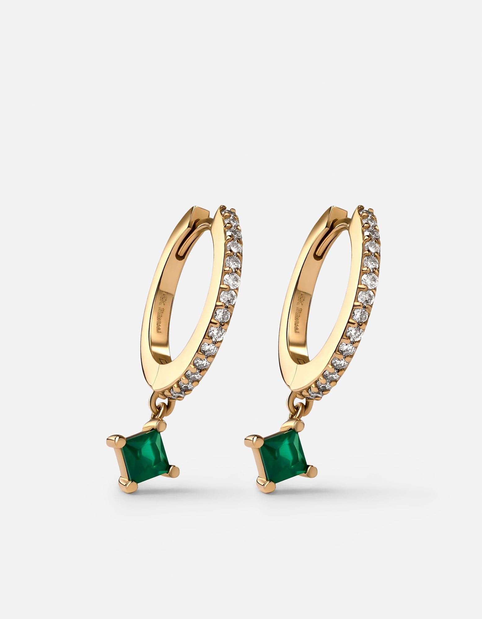 14K Gold Pavé Chalcedony Earrings for Women - Elegant Gemstone Jewelry for Parties, Weddings & Everyday Wear