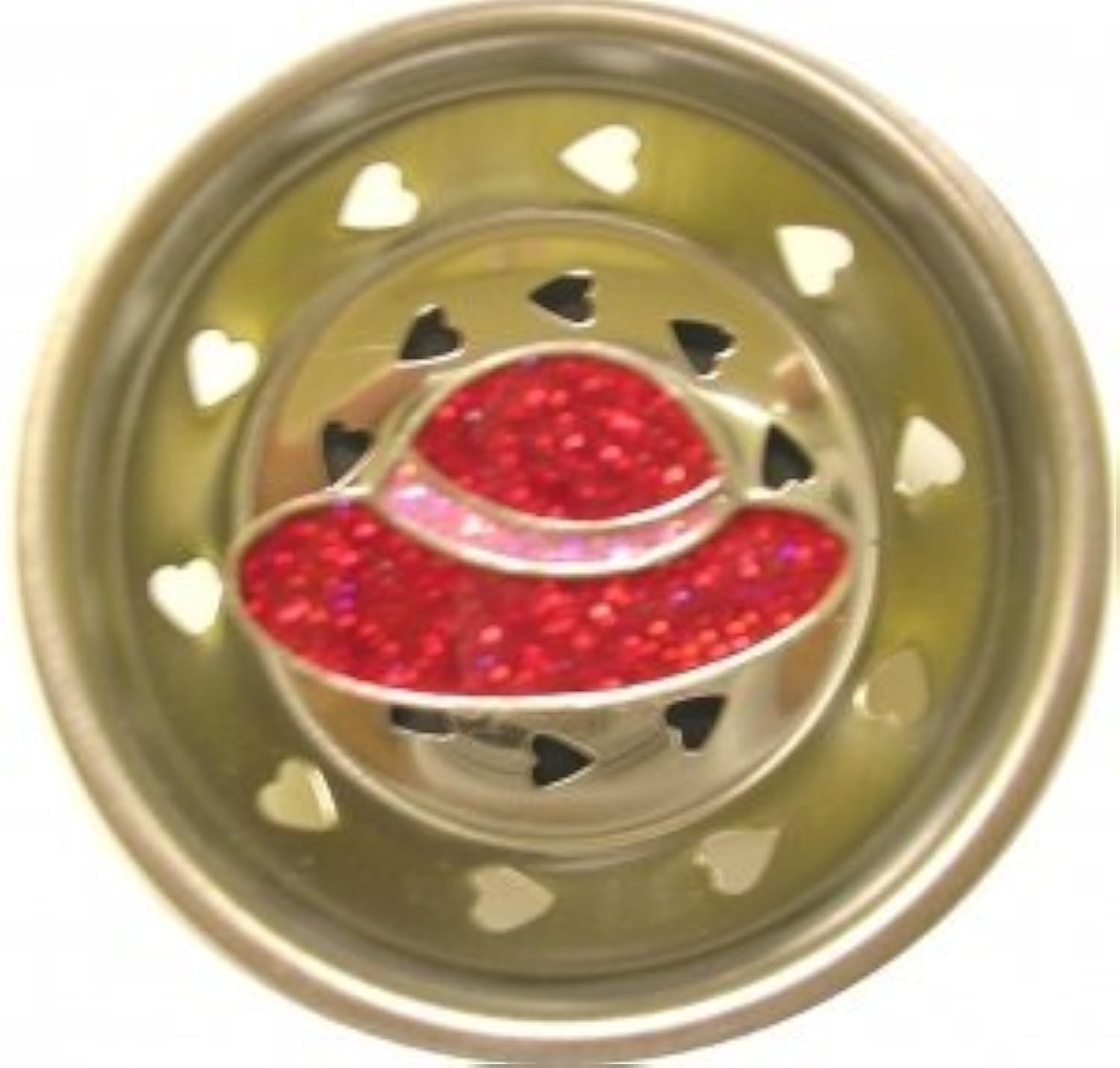 Premium Enamel Kitchen Strainer with Red Hat - Durable & Rust-Proof for Cooking, Baking, and Food Prep - Perfect for Pasta, Vegetables, and Fruits