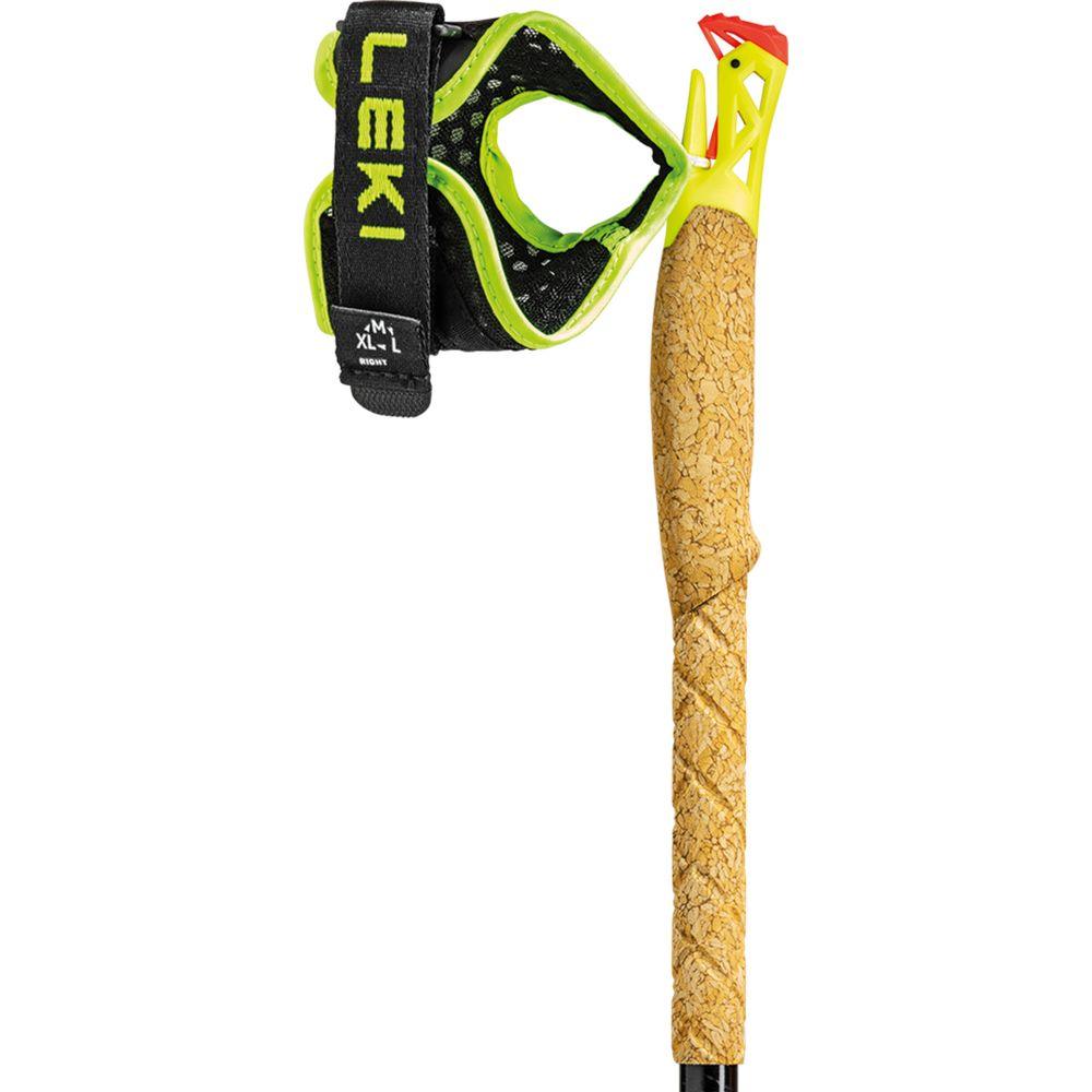 Leki Ultratrail FX One Adjustable Trail Running Poles - Lightweight Carbon Fiber Hiking & Trekking Sticks for Men & Women - Perfect for Mountain Climbing, Backpacking & Outdoor Adventures (Model 65225851)