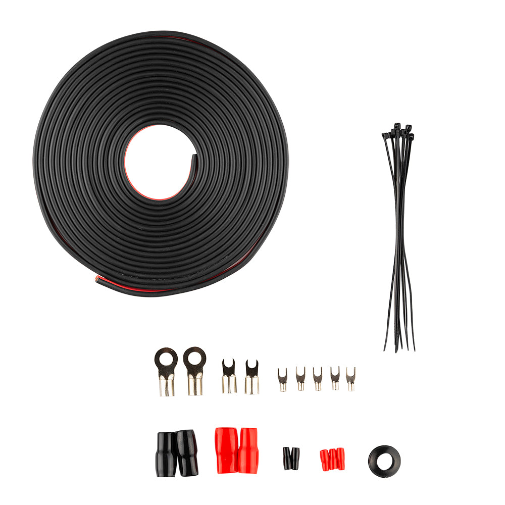 4 Gauge OFC 100% Pure Copper Car Amplifier Wiring Kit - High Power Audio System Installation for Car, Truck, SUV & Boat Stereo Upgrades