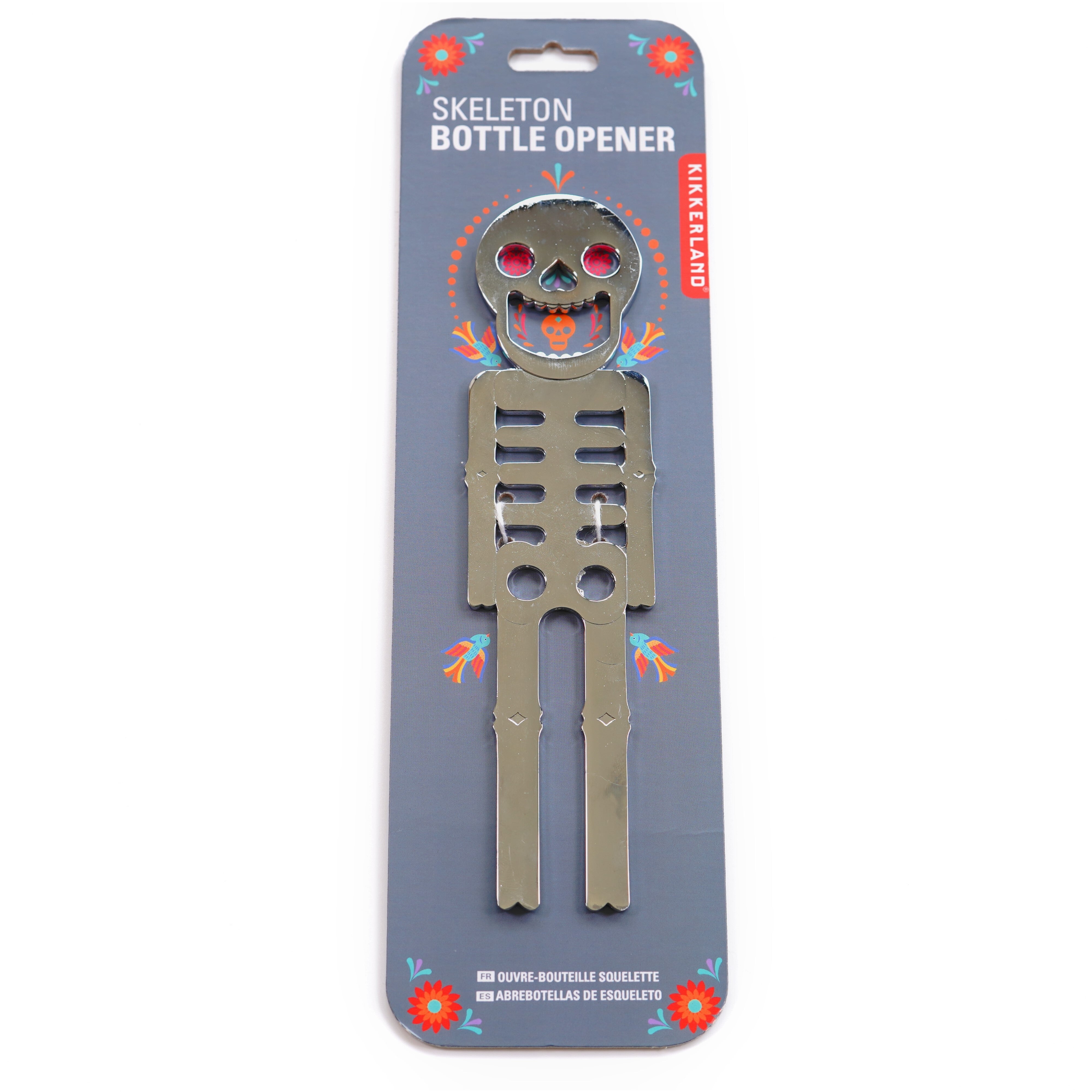 Skeleton Bottle Opener - Cool Halloween Beer Bottle Opener Keychain for Men - Perfect for Parties, Camping & Gifts