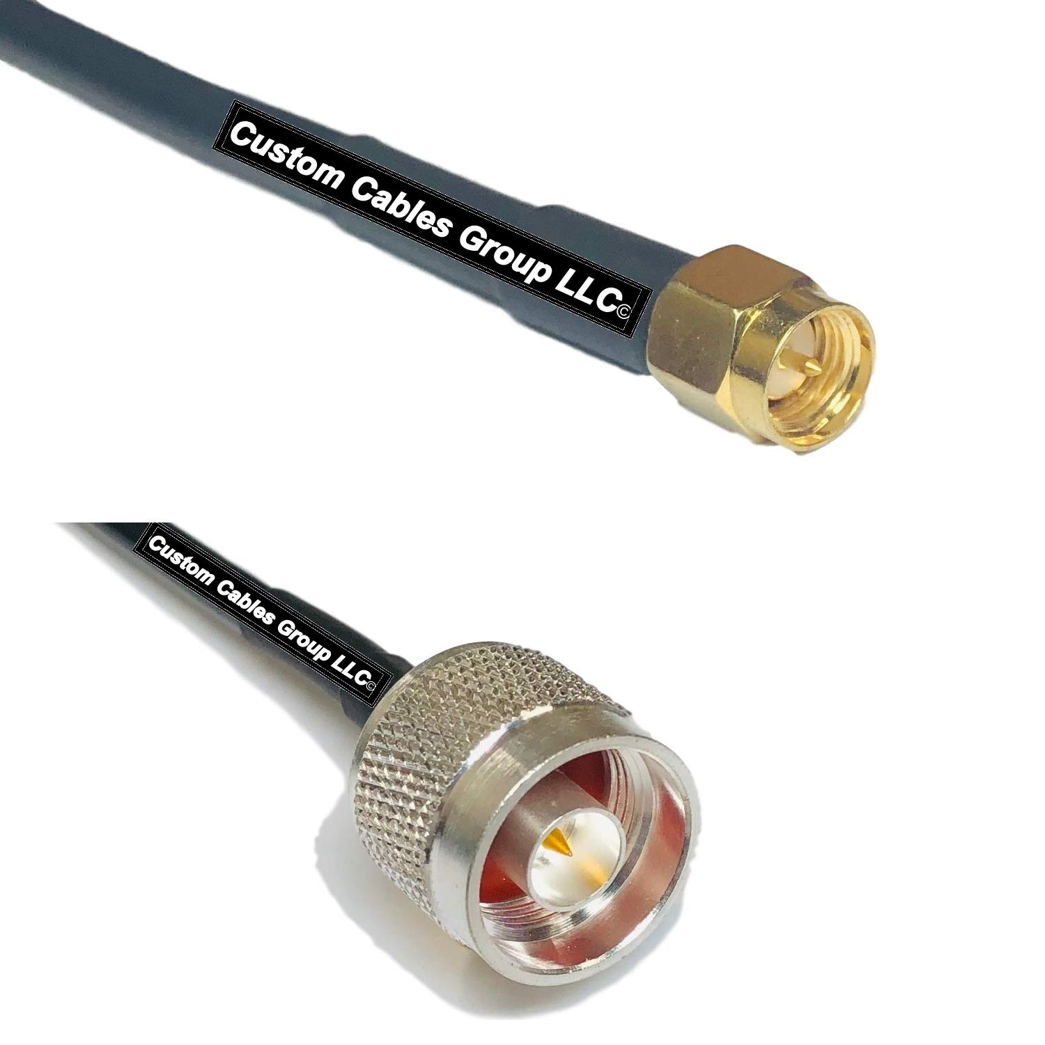 10ft RG58 SMA Male to N Male RF Pigtail Coaxial Cable - High Frequency Signal Transmission for Ham Radio, Antennas & Wireless Networks