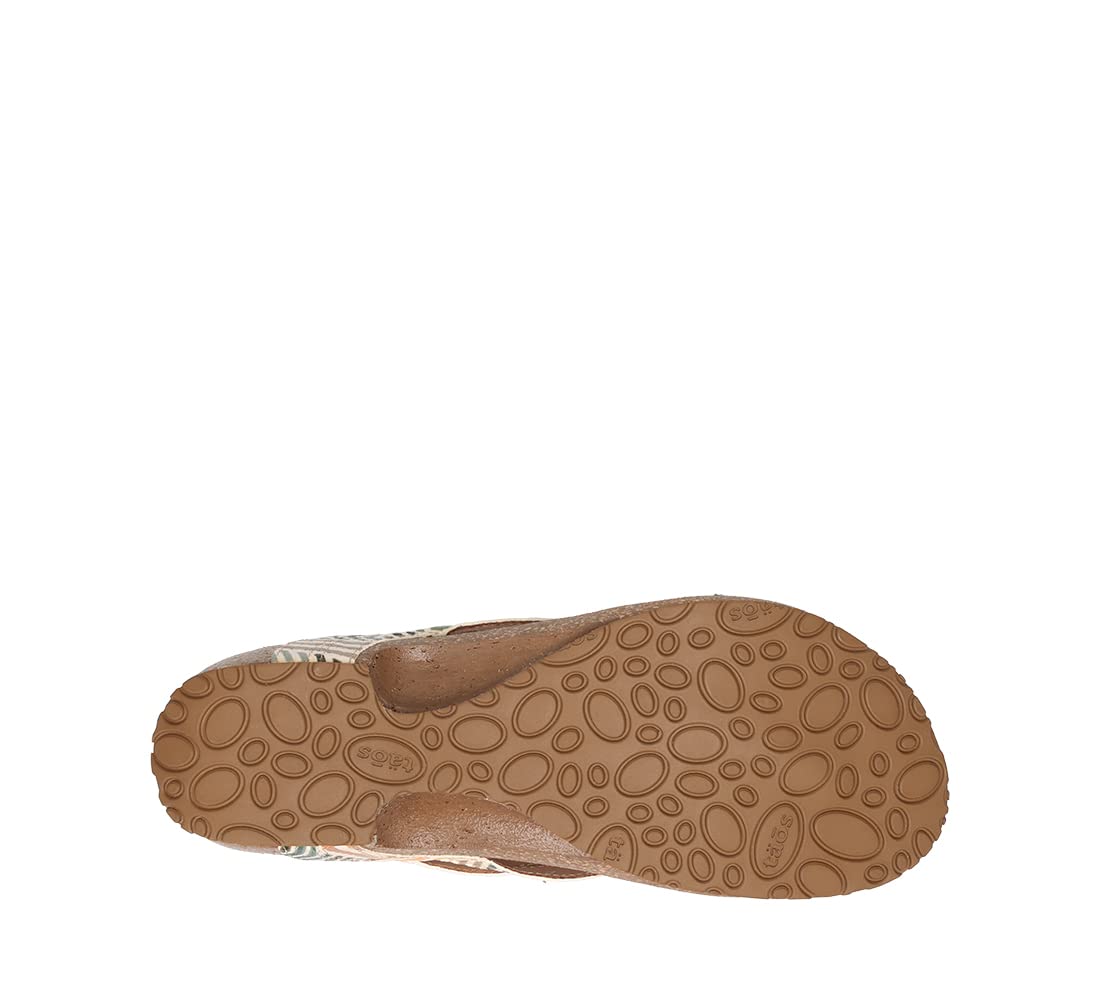 Taos Footwear Women's Link Sandal - Comfortable Leather Sandals for Women with Arch Support | Perfect for Walking, Travel & Summer Outfits