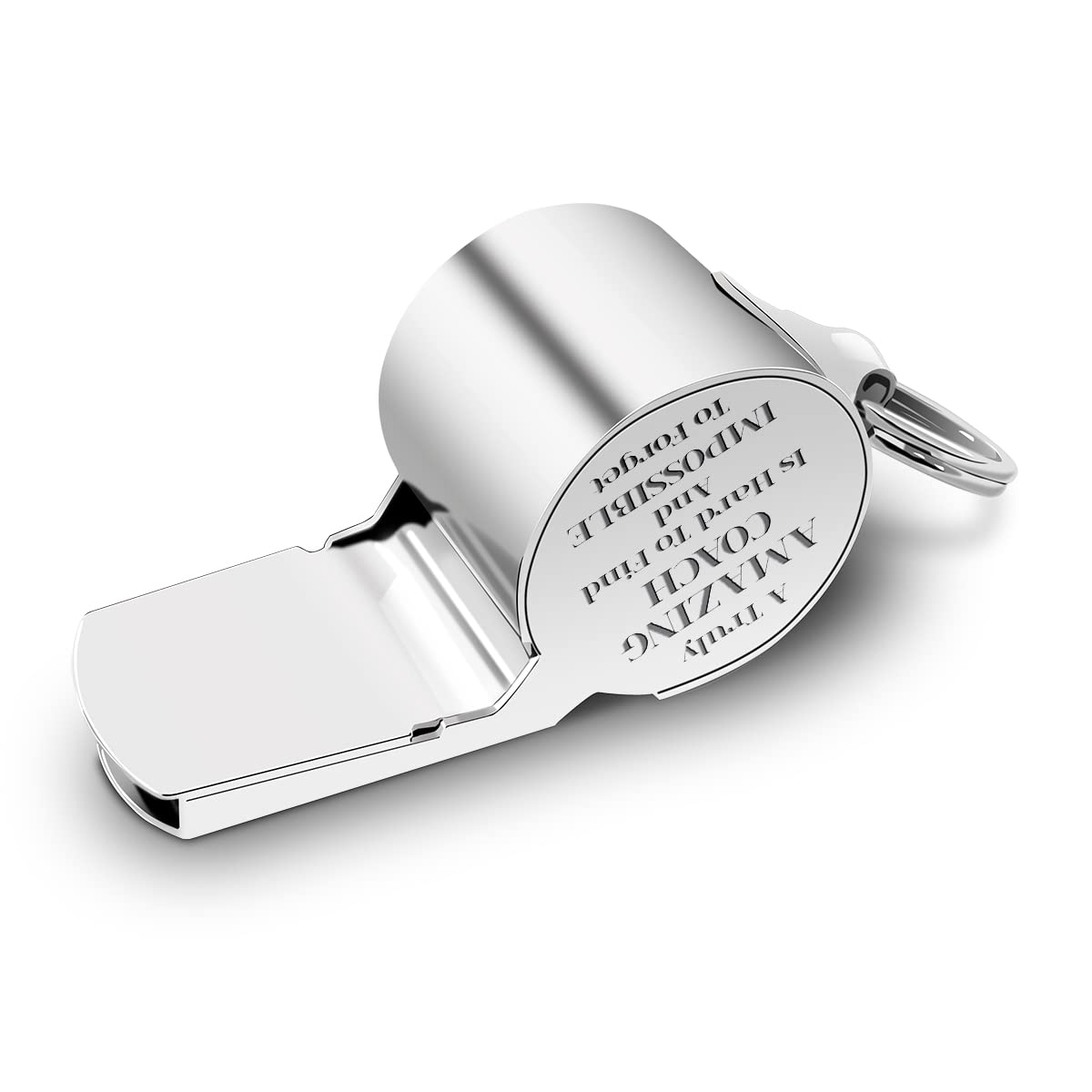 Premium Referee Whistles with Lanyard - Loud Sports Whistle for Coaches, Trainers & Officials - Durable Metal Whistle for Soccer, Basketball & Football Games - Perfect Coaching Gift for Men & Women