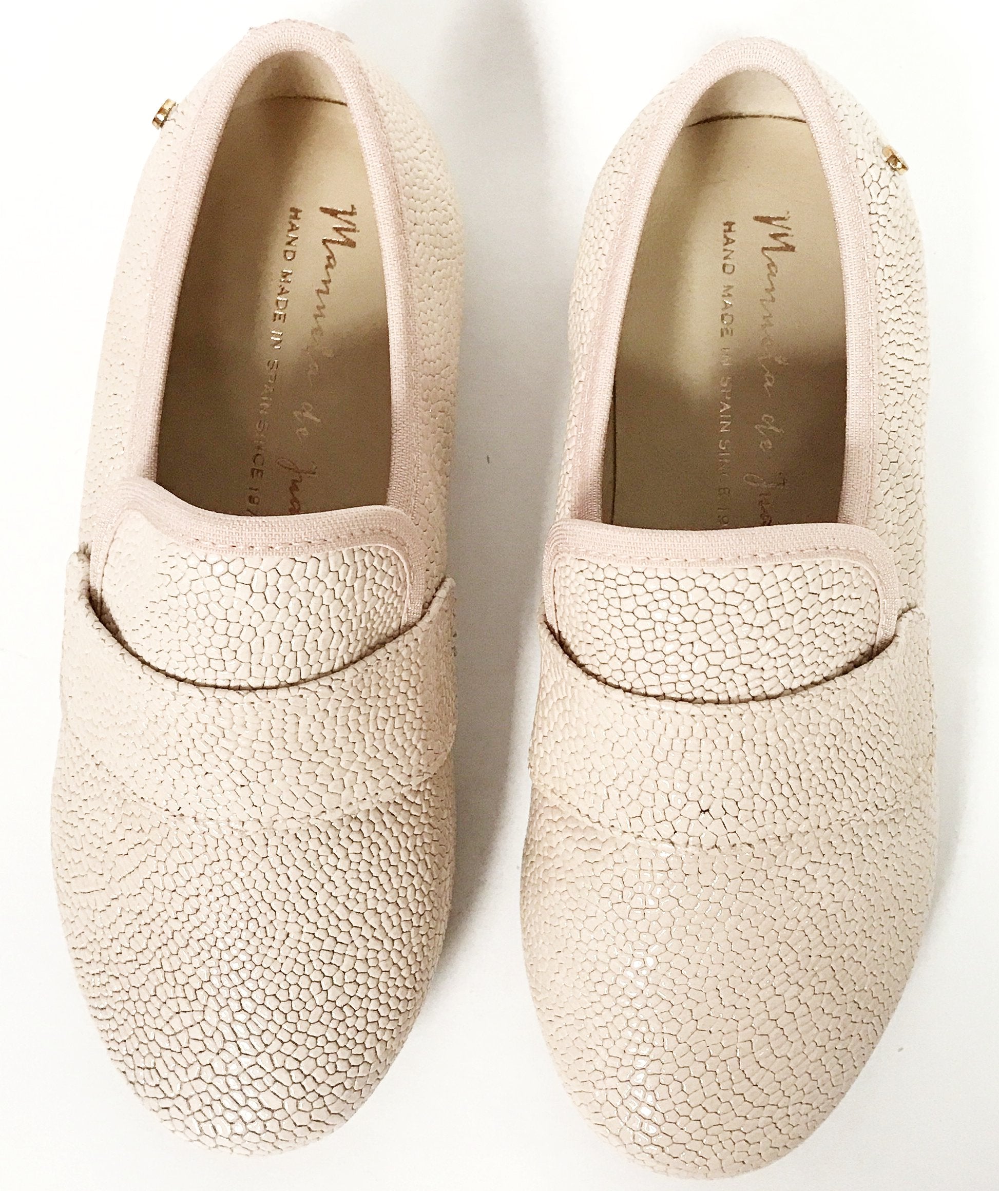 Manuela Pink Pebbled Smoking Slippers - Women's Comfortable House Shoes for Relaxing at Home, Lounging & Indoor Wear