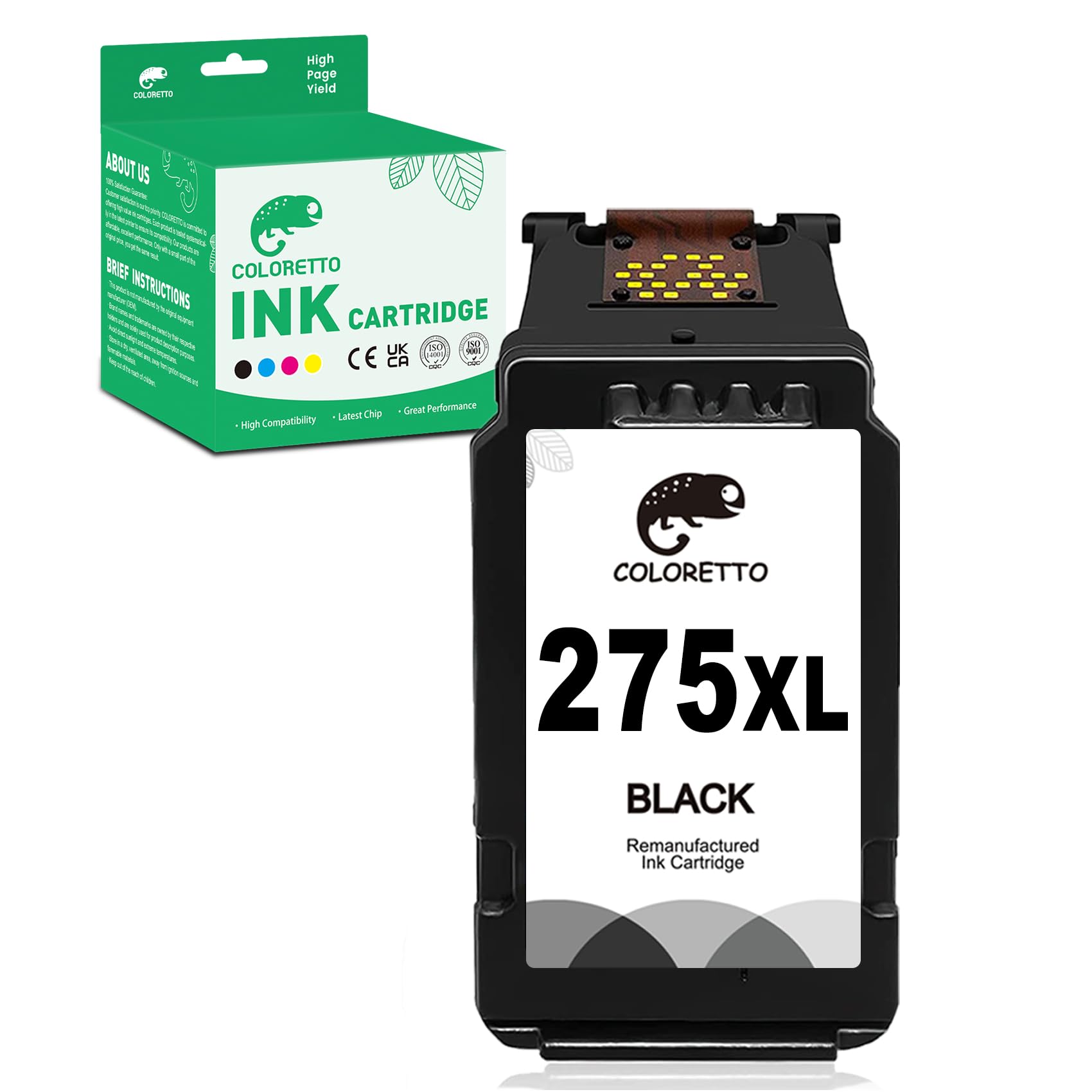 Canon PG-275XL Ink Cartridge - High Yield Replacement for PIXMA Printers - Home & Office Use