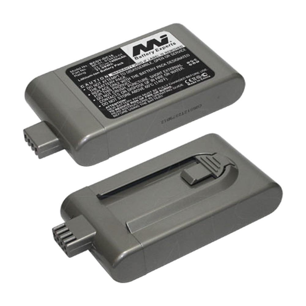 22.2V 2000mAh Replacement Li-Ion Battery for Dyson Cordless Vacuum - Compatible with V6, V7, V8 Models - Long Lasting Power for Home Cleaning, Pet Hair, Car Detailing & More