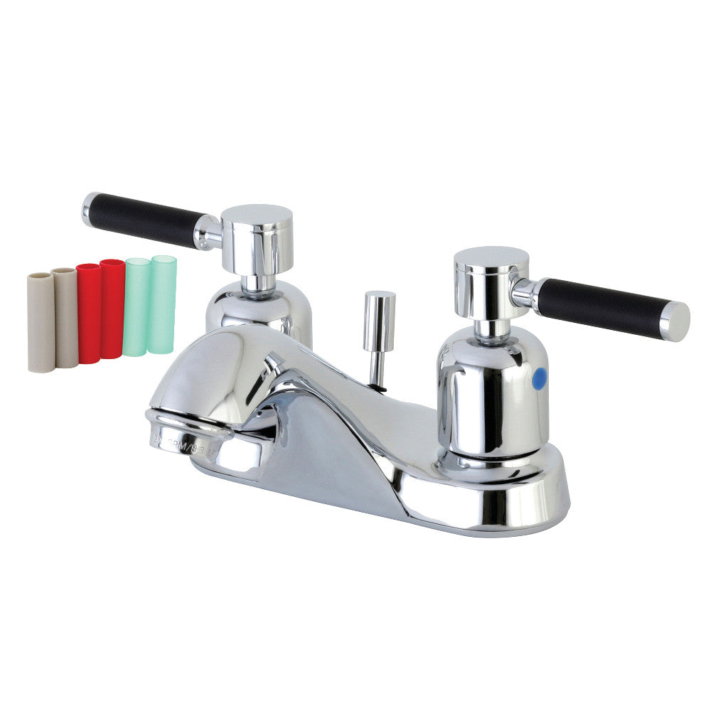 Kingston Brass FB5625DKL 4-Inch Centerset Bathroom Faucet - Chrome Finish for Sink Vanity, Perfect for Modern Home & Commercial Use