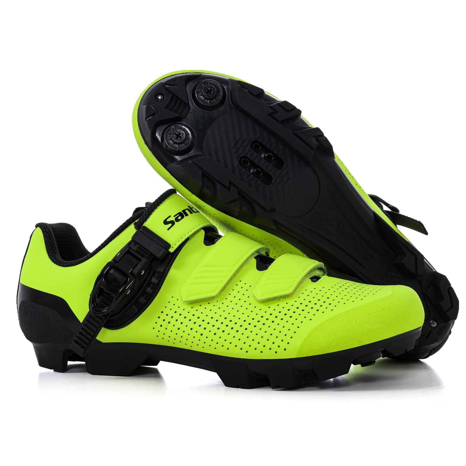 **Santic SPD Mountain Bike Shoes - Men's & Women's MTB Cycling Shoes for Road & Trail Riding - Perfect for Commuting, Training & Outdoor Adventures**
