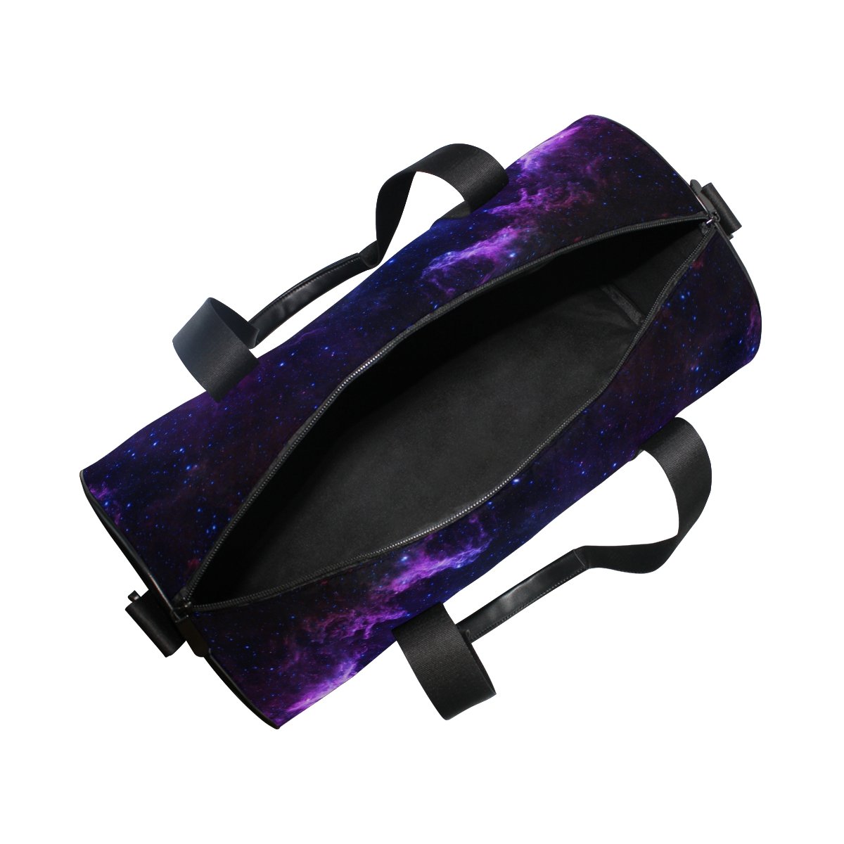 Cooper Girl Nebula Purple Galaxy Duffel Bag - 18x9x9.5 Inch Travel, Sport & Gym Duffle Bag for Women | Perfect for Workouts, Weekend Trips & Yoga Class