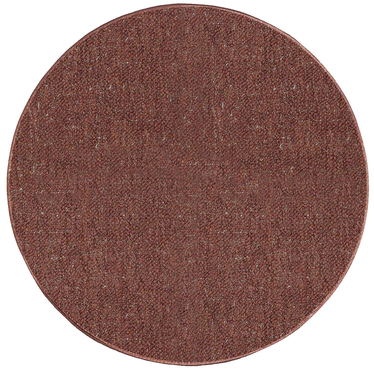 Ambiant Broadway Collection Kids' Favorite Indoor/Outdoor Area Rug - 10' Round Rust Color | Playroom, Nursery, Patio & Backyard Decor