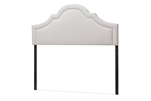 Baxton Studio Ritta Modern Upholstered Queen Size Headboard in Beige - Perfect for Bedroom Decor and Contemporary Home Styling