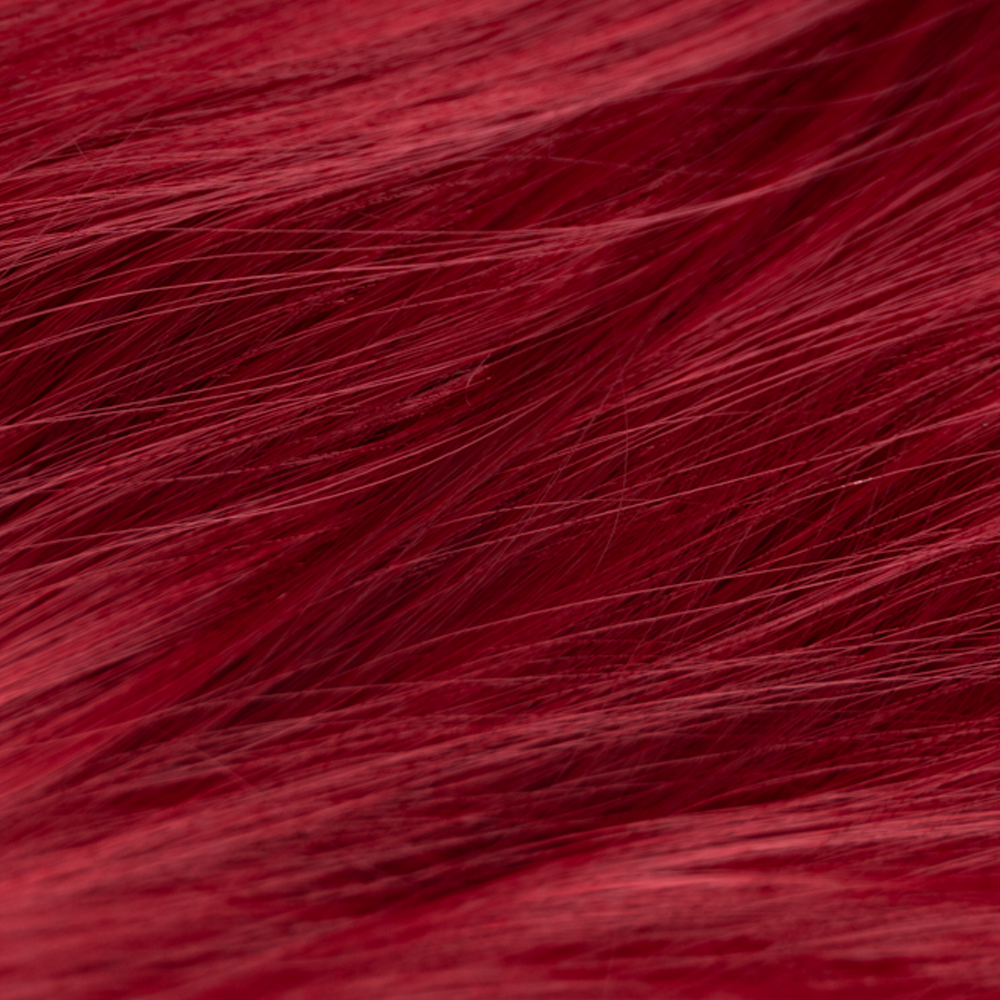 Abell'a Scarlet Stunner 60cm Straight Synthetic Wig With Bangs - Perfect for Cosplay, Halloween, and Daily Fashion Styling