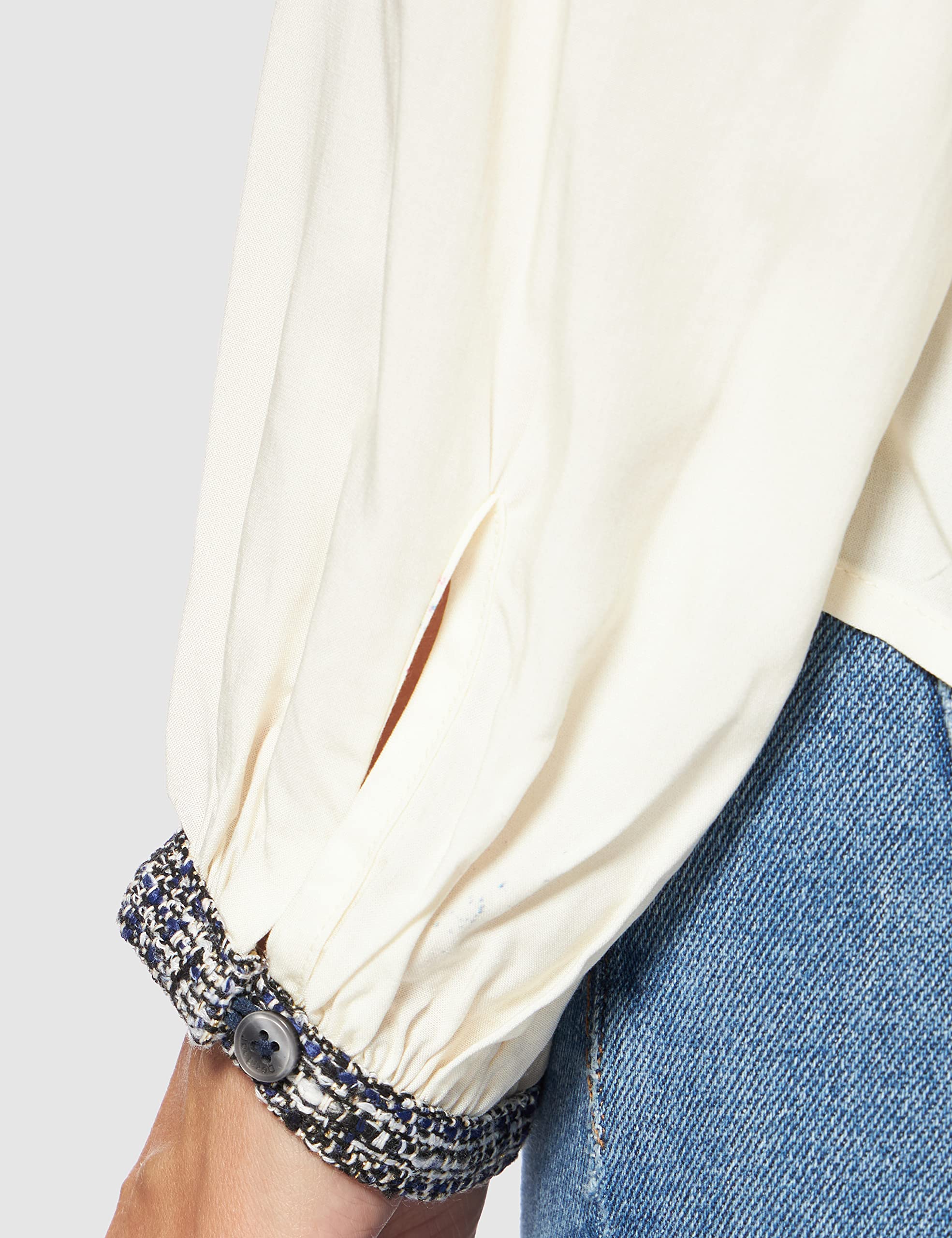 Desigual Women's Long Sleeve Woven Shirt - Stylish Casual Blouse for Work, Office & Everyday Wear