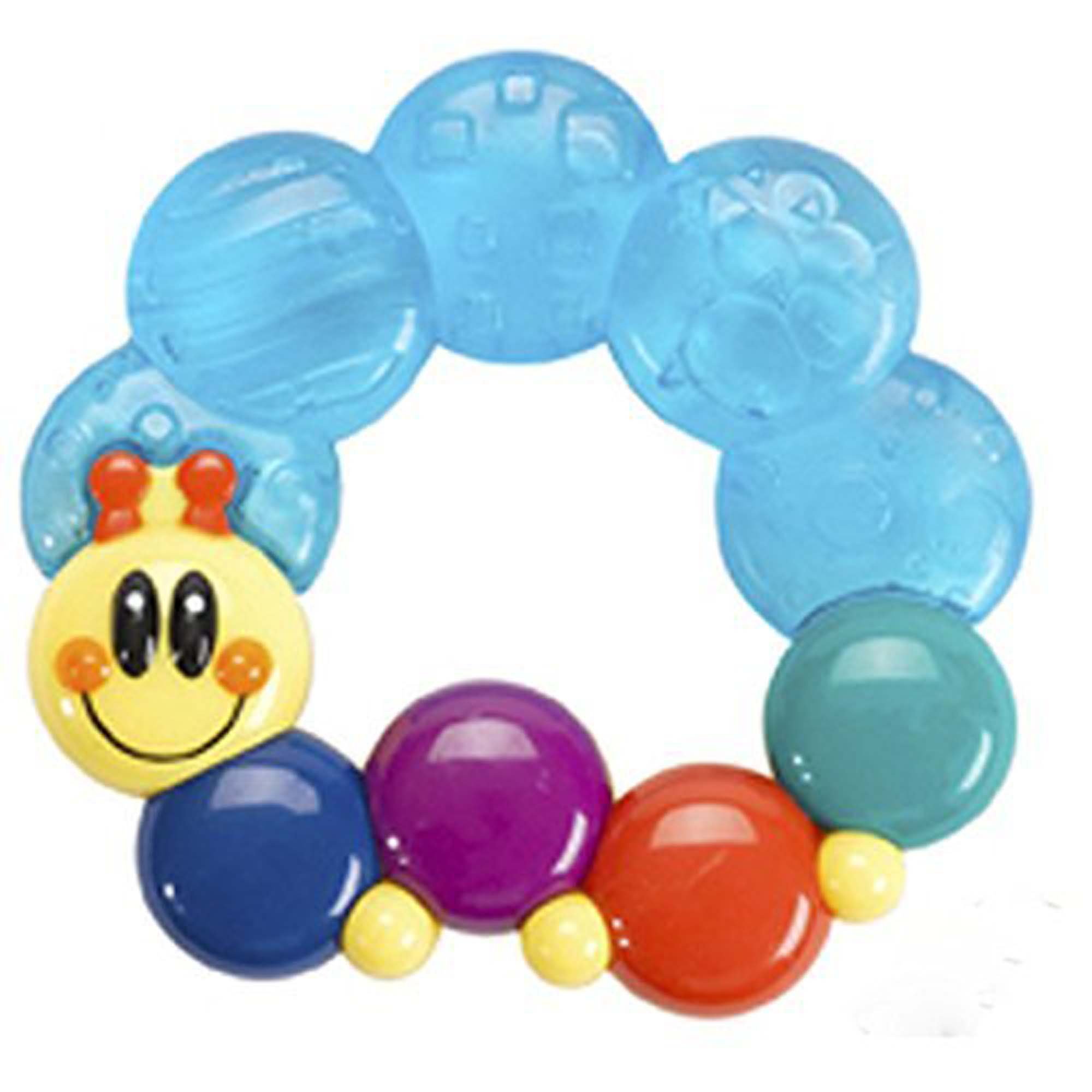 VBaby BPA Free Silicone Baby Teether Toy - Colorful Rattle & Pacifier for Infants 6+ Months | Soothing Teether for Teething Pain Relief & Sensory Play