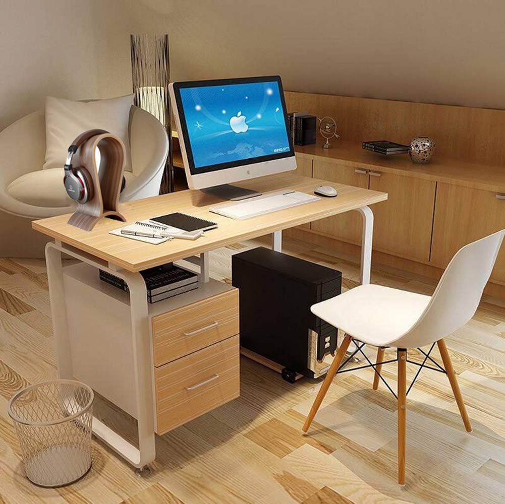 Premium Wooden Headset Stand for Gaming Headphones - Walnut Headphone Holder Compatible with Sennheiser, Audio-Technica, AKG, Beyerdynamic, Logitech, HyperX & Sony PS4 - Perfect for Desk Organization & Gaming Setup