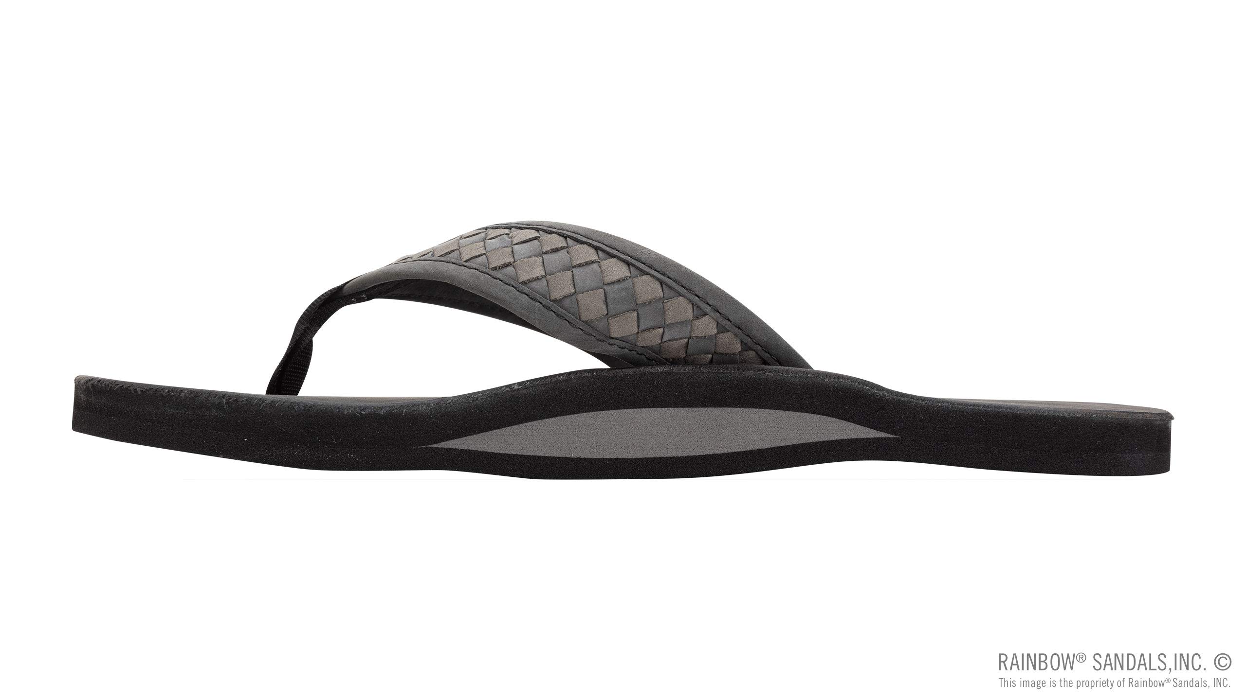 Premium Men's Rainbow Sandals - The Bentley Luxury Leather with Single Layer Arch & Hand Woven Straps | Comfortable Beach & Casual Footwear for Summer Outdoor Activities