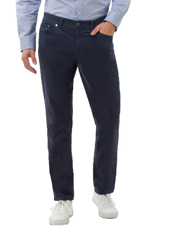 BRAX OCEAN 5-Pocket Stretch Men's Pants - Comfortable Slim Fit Chino Trousers for Casual Wear & Outdoor Activities