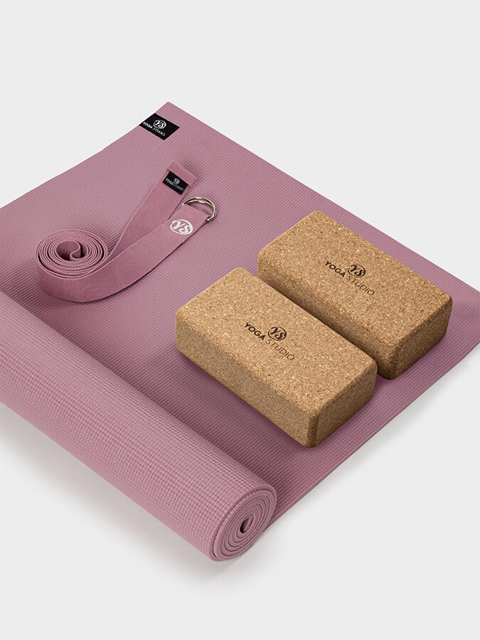 Eco-Friendly Cork Yoga Mat Set with Non-Slip Surface - Oeko-Tex Certified for Home & Studio Practice - Perfect for Beginners & Professionals