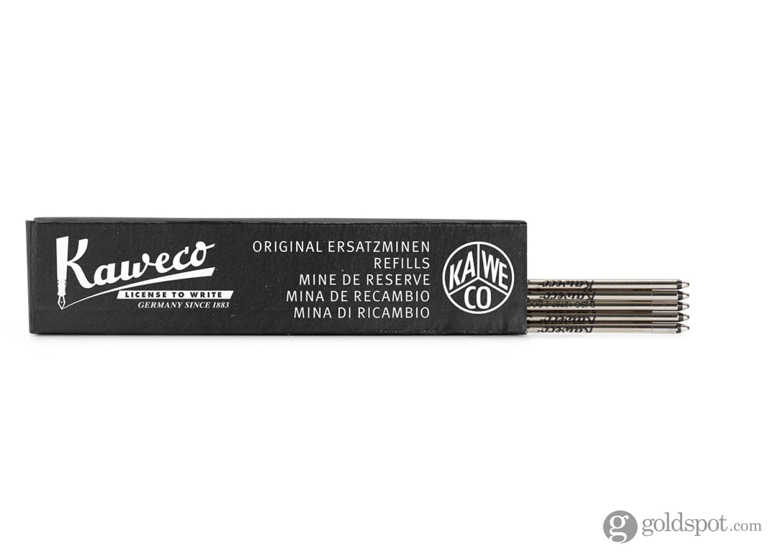 Kaweco Soul D1 Black Ink Refills - 5 Pack for Fountain Pens | Perfect for Writing, Journaling & Office Use