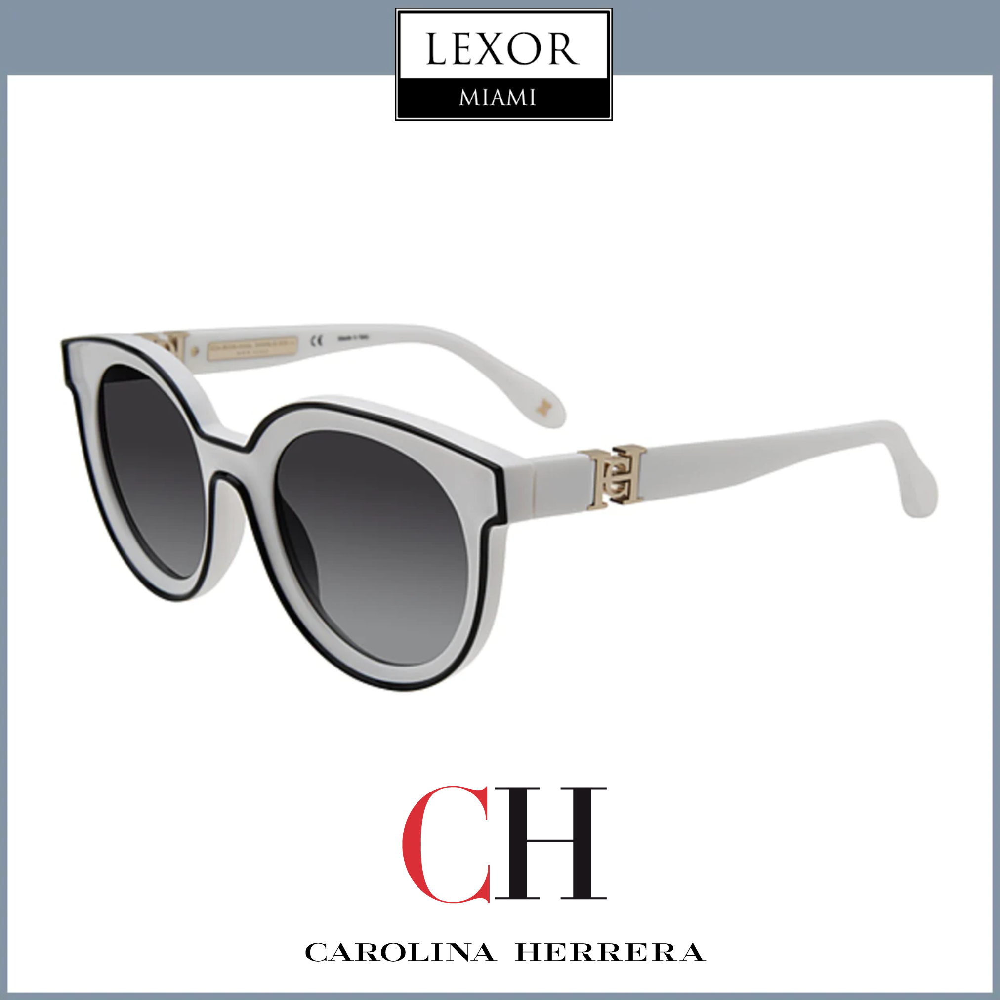 Carolina Herrera SHN574M 0943 Women's Fashion Sunglasses - UV Protection & Stylish Design for Outdoor Activities, Beach & Driving