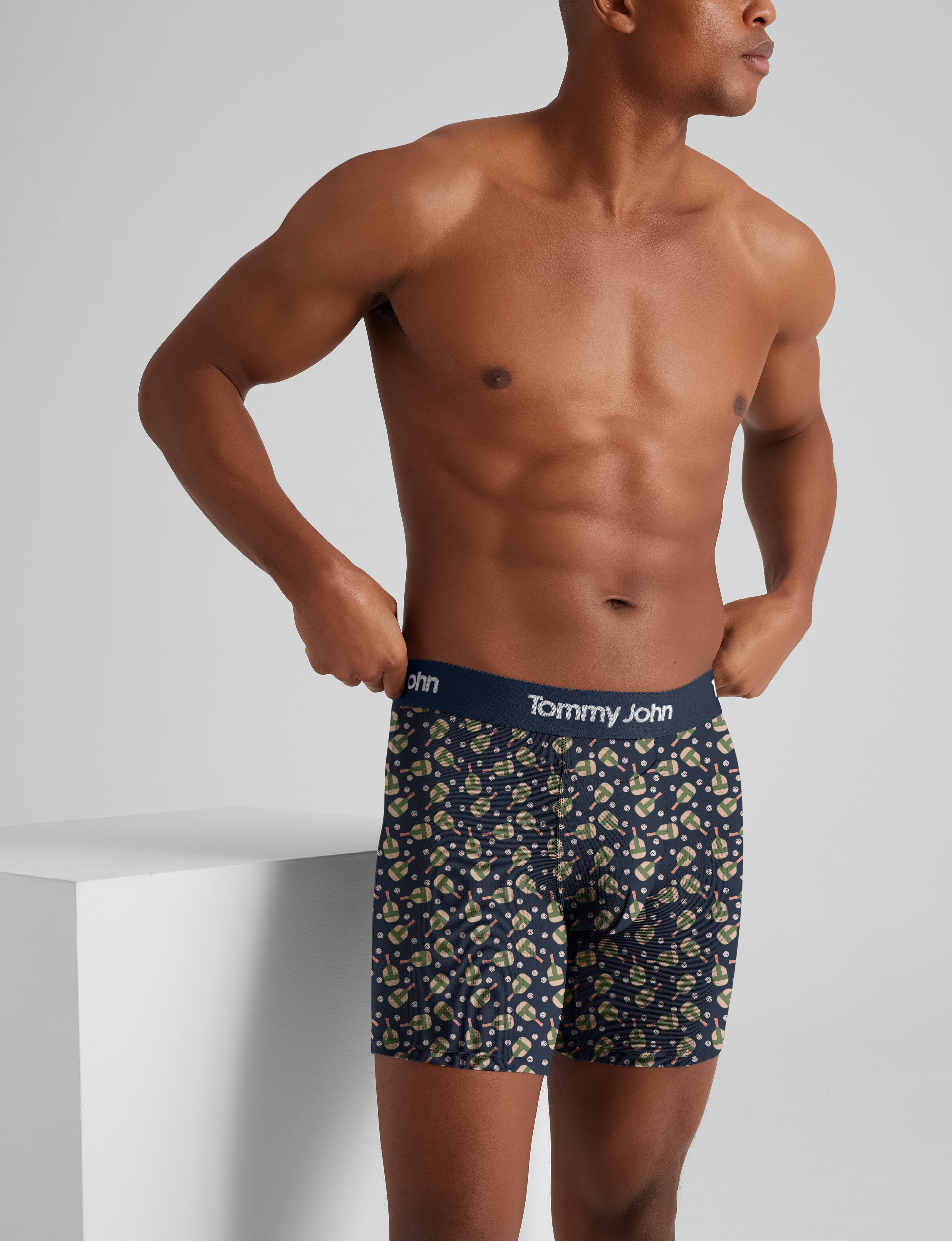 Second Skin Mid Length Boxer Brief 6-Pack - Ultra Soft Breathable Men's Underwear for All-Day Comfort - Perfect for Workout, Travel & Daily Wear