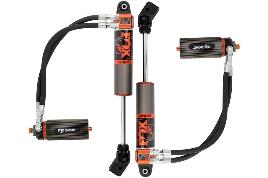 Fox Racing 3.0 Factory Race Series Adjustable Internal Bypass Reservoir Shocks for Jeep Gladiator JT - Front Pair, 2-3 Inch Lift - Off-Road Racing & Trail Performance Upgrade