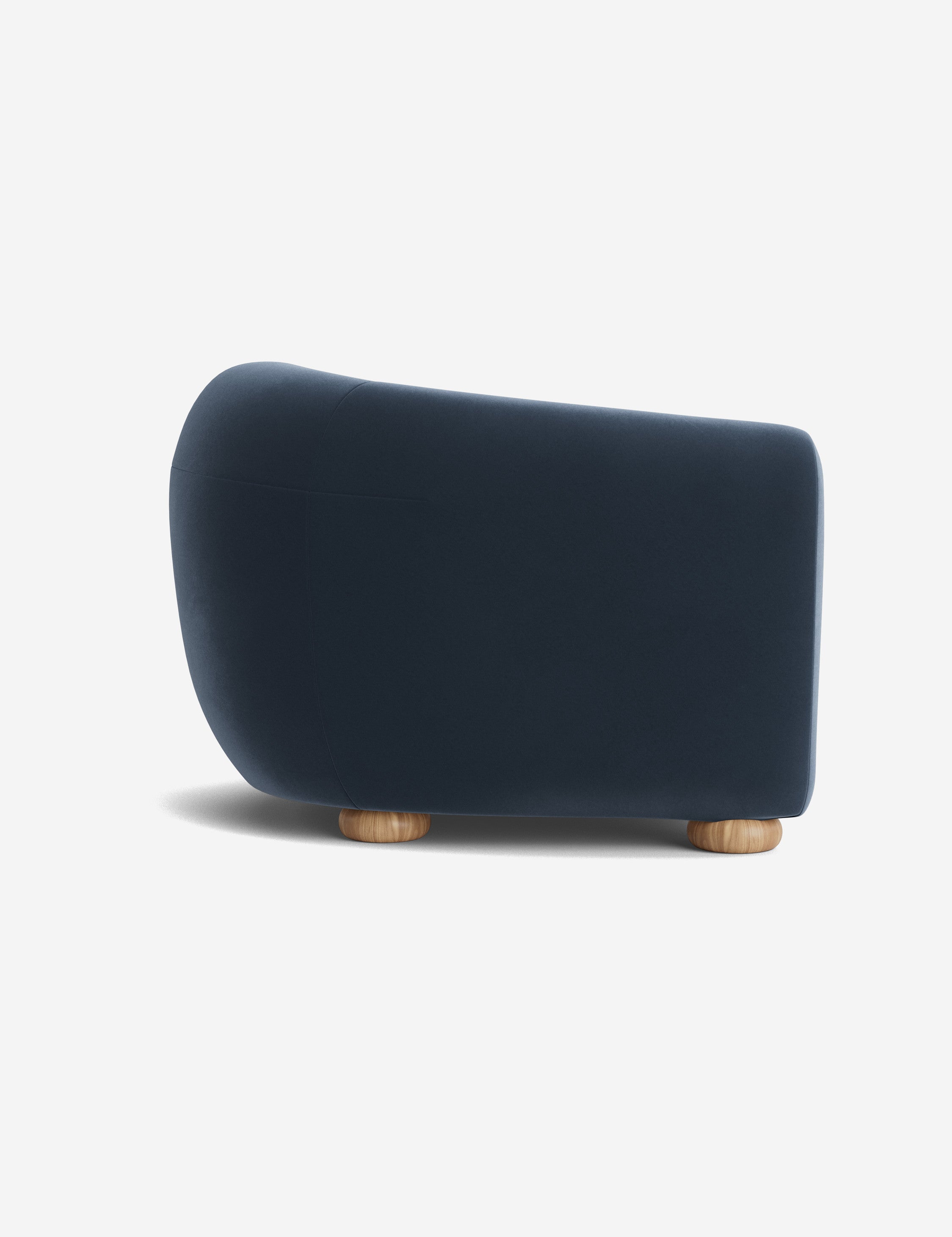 Amaroso Modern Accent Chair - Stylish Mid-Century Design for Living Room, Bedroom & Office - Comfortable Upholstered Armchair with Wooden Legs - Perfect for Reading, Relaxing & Home Decor