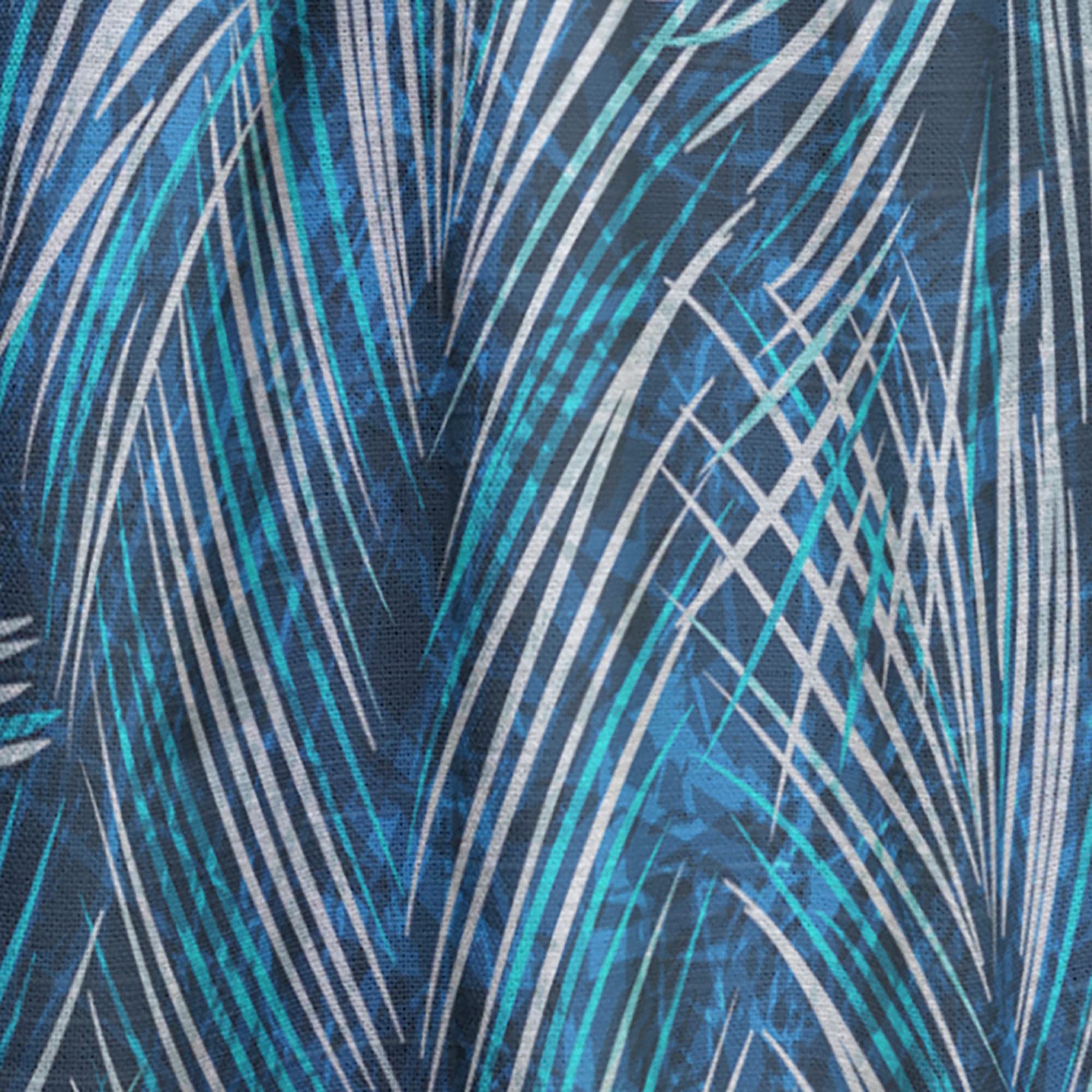 DesignQ Tropical Palm Leaves Blackout Curtains - Thermal Insulated Single Panel 52x84 Inches - Perfect for Bedroom & Living Room Window Treatments | Home Decor & Sun Protection
