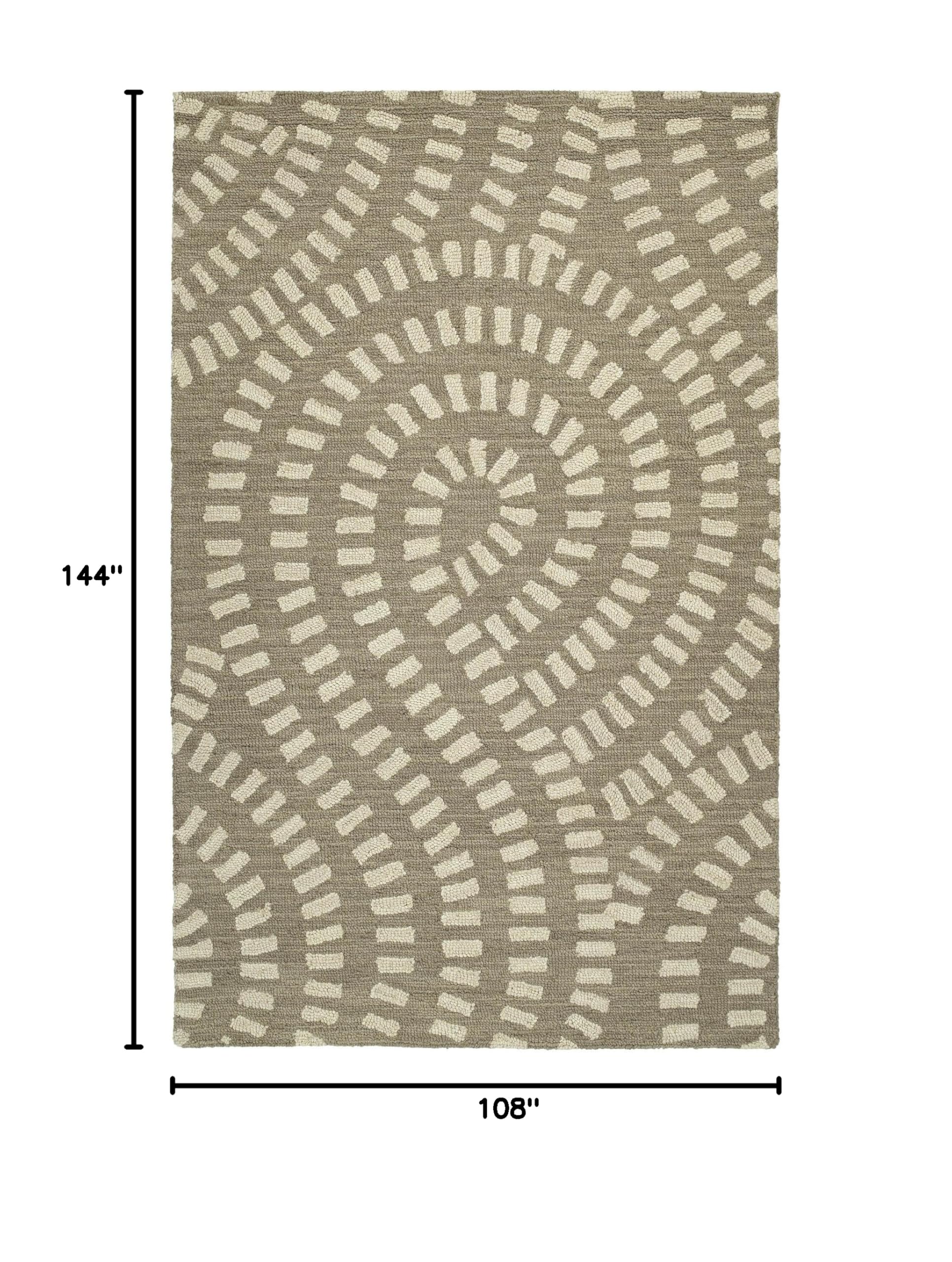 Kaleen Traffic-03 Nutmeg Area Rug - Soft Non-Slip Living Room Rug for Home Decor, Bedroom, Office | Durable & Stylish Floor Covering
