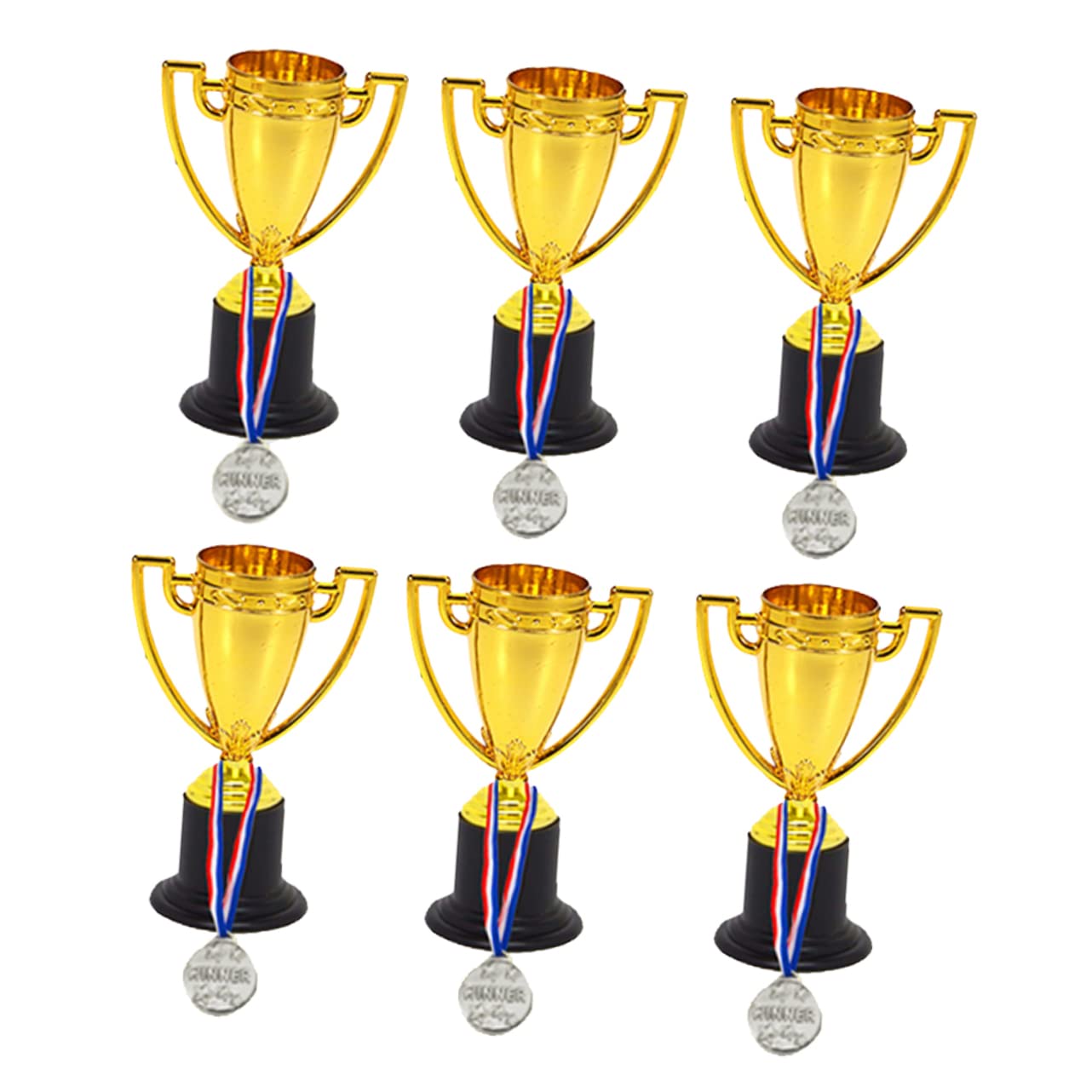 BCOATH Small Gold Medals - Mini Trophies & Award Cups for Recognition, Sports Events, School Competitions, and Employee Appreciation - Reusable Prize Medals for Kids and Adults