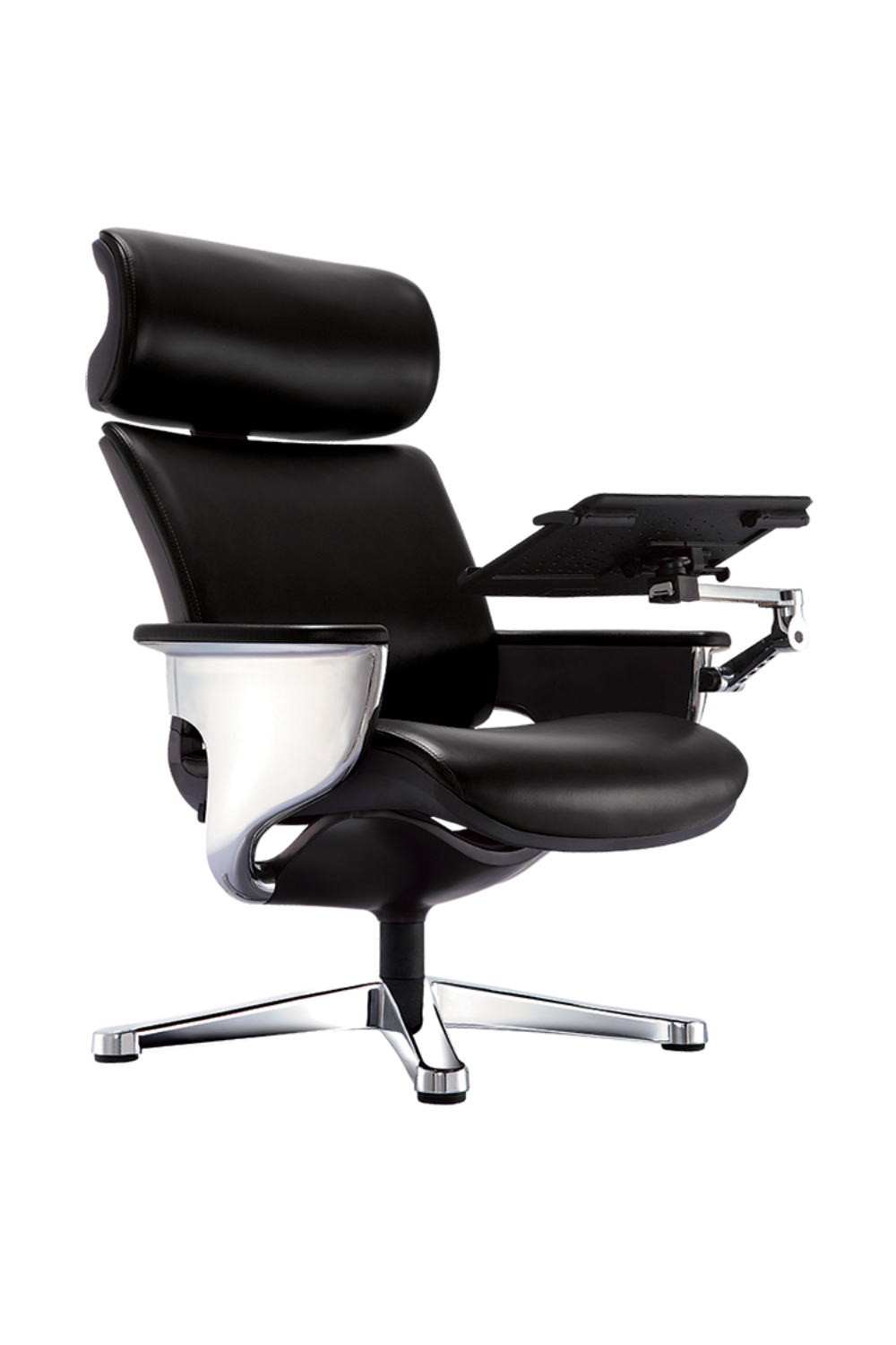 Eurotech Nuvem Lounge Chair - Premium Genuine Leather Recliner with Adjustable Headrest | Perfect for Living Room, Office, or Reading Nook