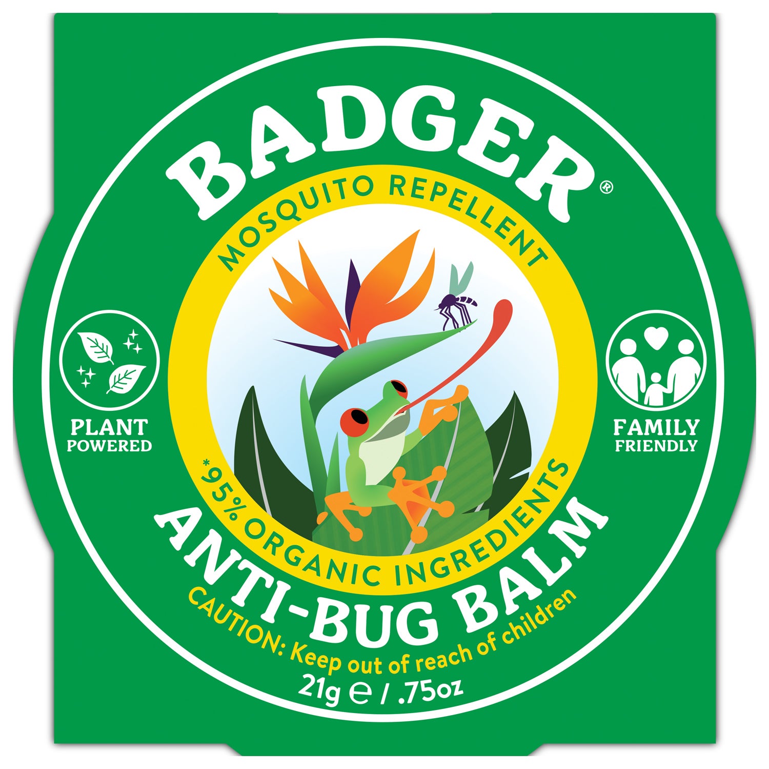 Badger Anti Bug Balm - Natural Insect Repellent for Outdoor Activities, Hiking & Camping | DEET-Free Mosquito & Bug Repellent | .75oz Tin for Travel & Backpacking