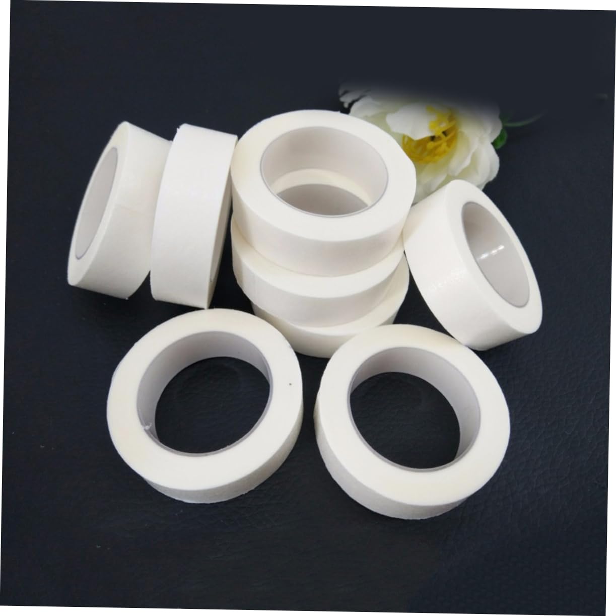 Premium Eyelash Extension Pads - 10 Rolls White Under Eye Patches for False Lashes & Makeup Application - Ideal for Lash Technicians, Salon Use & Home Beauty Care