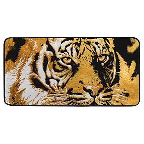 Oriental Style Tiger Gray Gold