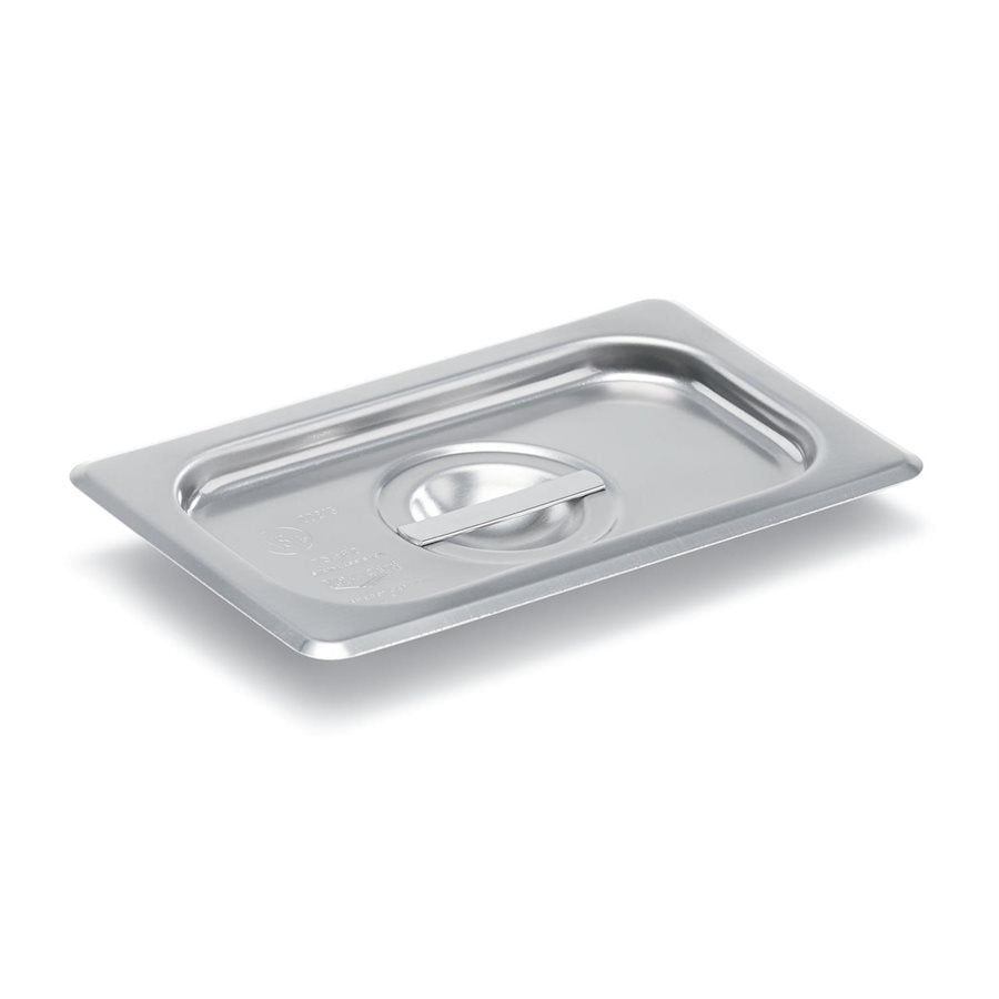 Vollrath Super Pan V 1/9 Size Stainless Steel Steam Table Pan Cover - Perfect for Buffets, Catering & Commercial Food Service