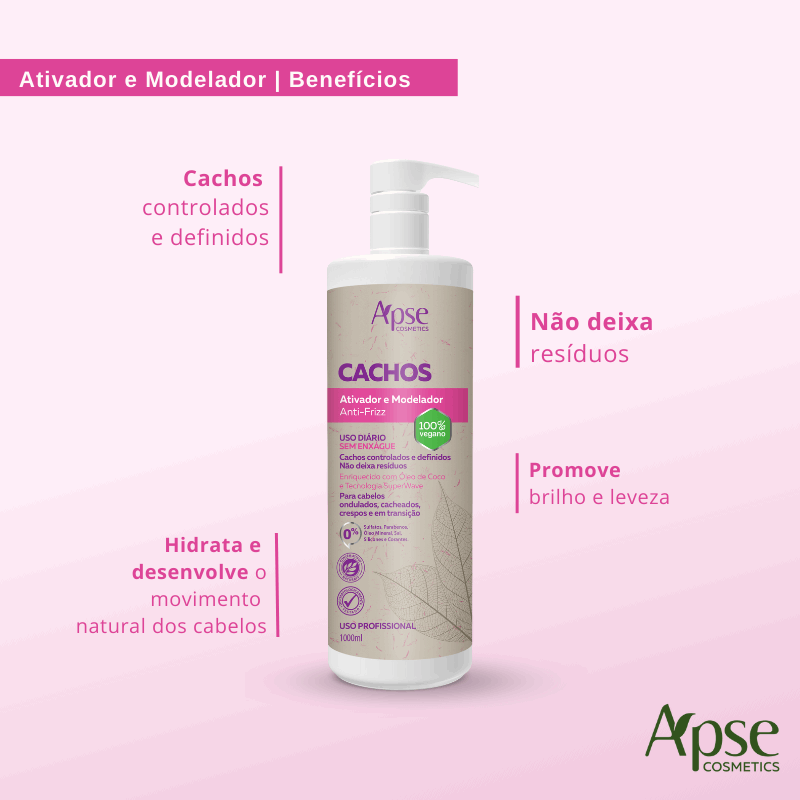 **Apse Cosmetics Curly Hair Care Kit - Hydrating Shampoo, Deep Conditioning Mask & Curl Defining Activator (3-Piece Set) for Natural Curls & Waves - Perfect for Daily Hair Routine & Salon-Quality Styling at Home**