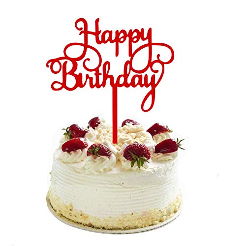 Red Cake Topper