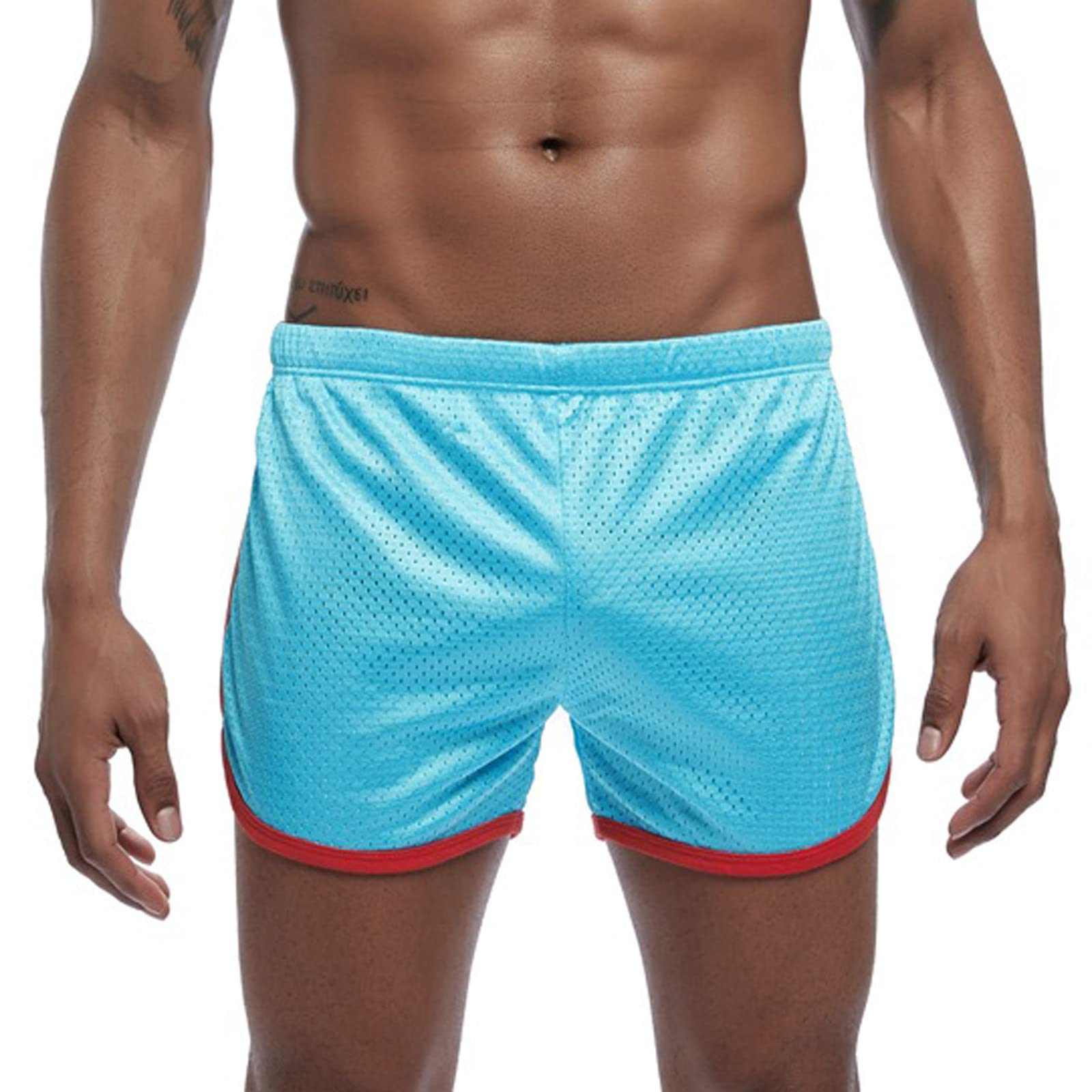 **Men's Athletic Gym Yoga Shorts with Liner & Pockets - Comfortable Summer Biking & Cargo Shorts in Camo - Perfect for Workouts, Running, and Outdoor Activities**