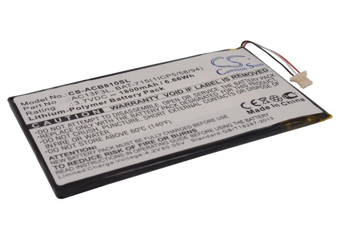 Original Acer B1 A71 Iconia Tablet Replacement Battery - 83174G00nk - Compatible with Acer Iconia B1 Series (B1-710, B1-711, B1-721) - Perfect for Work, Travel & Home Use