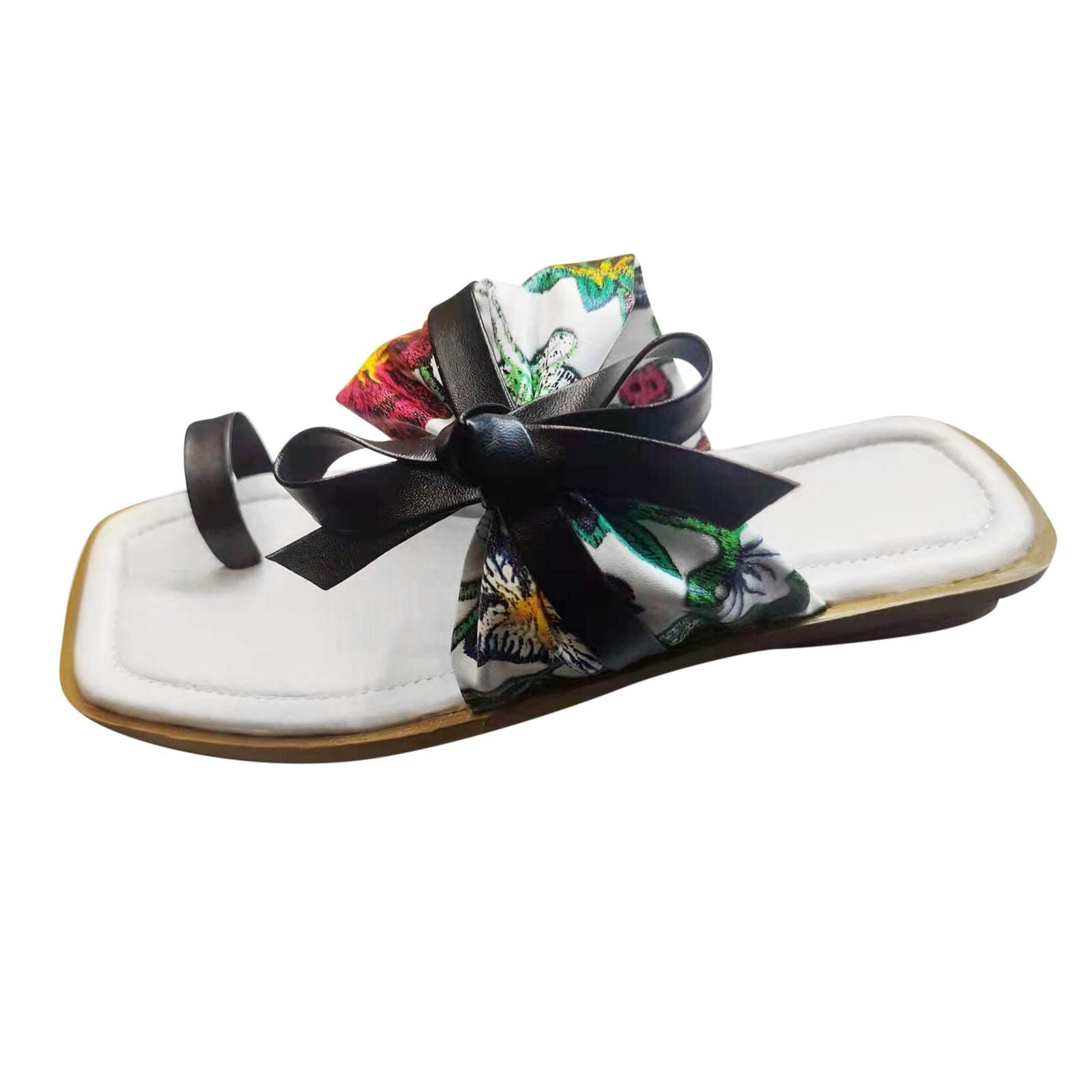 **Women's Summer Flip Flop Slippers - Comfortable Memory Foam Flat Clogs for Casual Wear, Beach, Pool & Home Use**