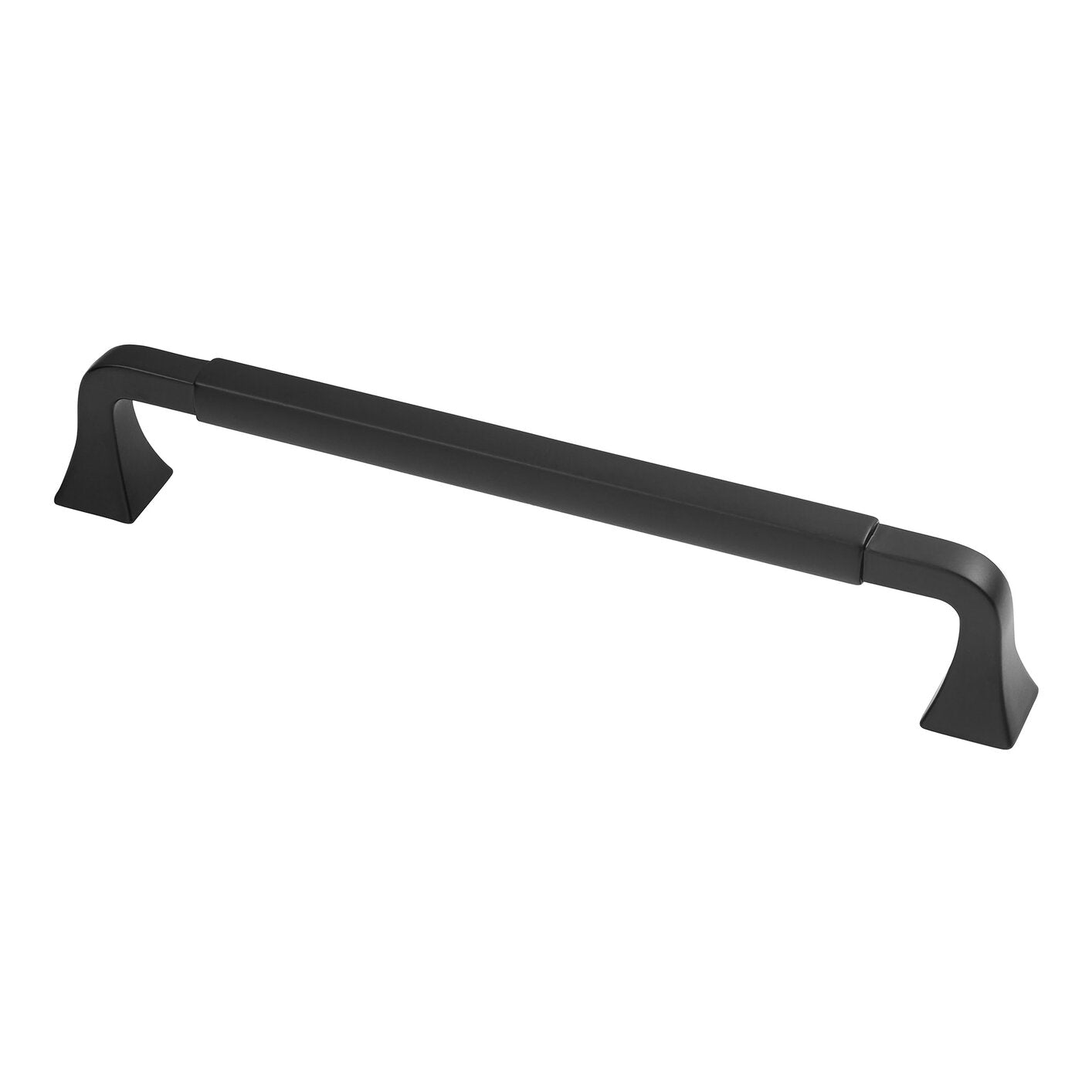 Tudor Transitional Pull Handle - Matte Black Finish (3 Sizes) - Perfect for Cabinet Doors, Drawers & Furniture Hardware Upgrade