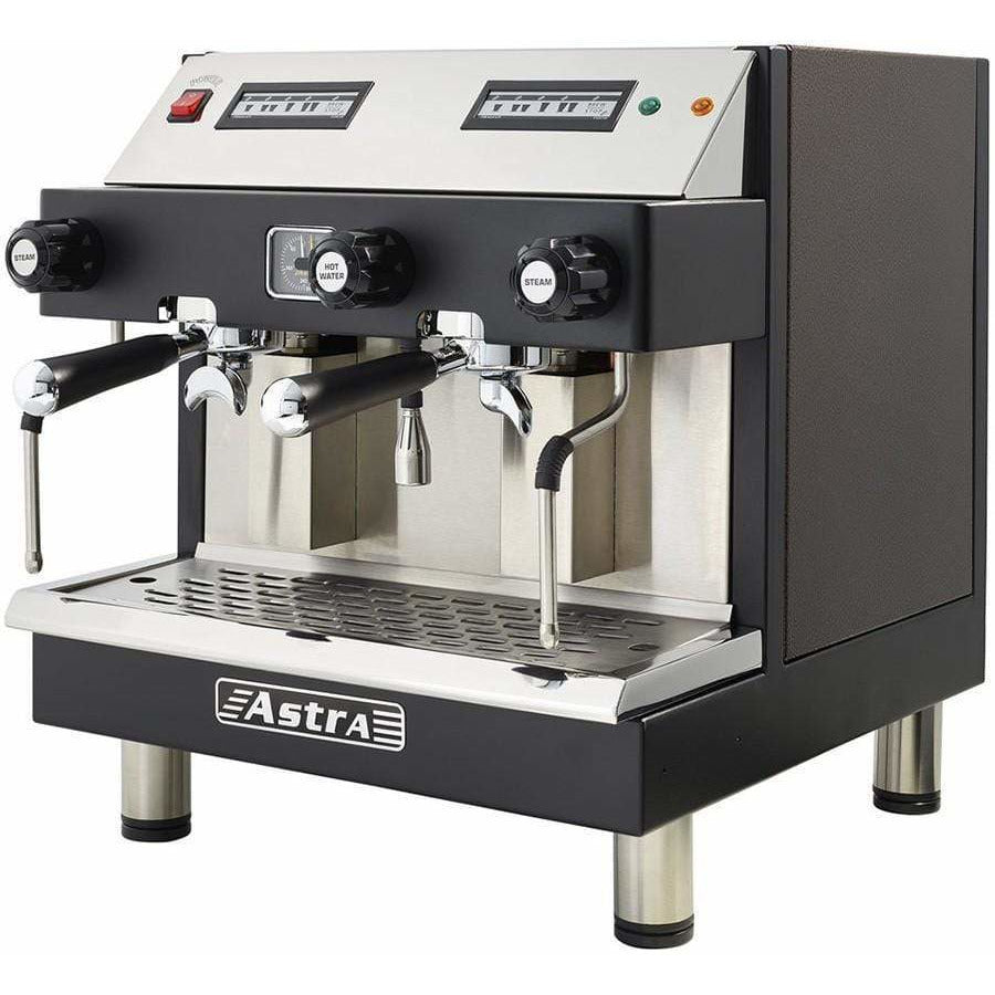 Astra MEGA II Compact Automatic 2 Group Commercial Espresso Machine - Professional Coffee Shop & Cafe Espresso Maker for High Volume Use