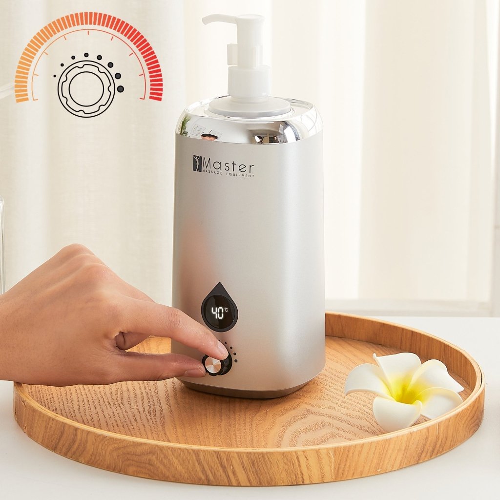 Portable Electric Massage Oil Warmer - Fast Heating Lotion Dispenser for Body Cream & Massage Therapy | Perfect for Spa, Home Use & Professional Therapists