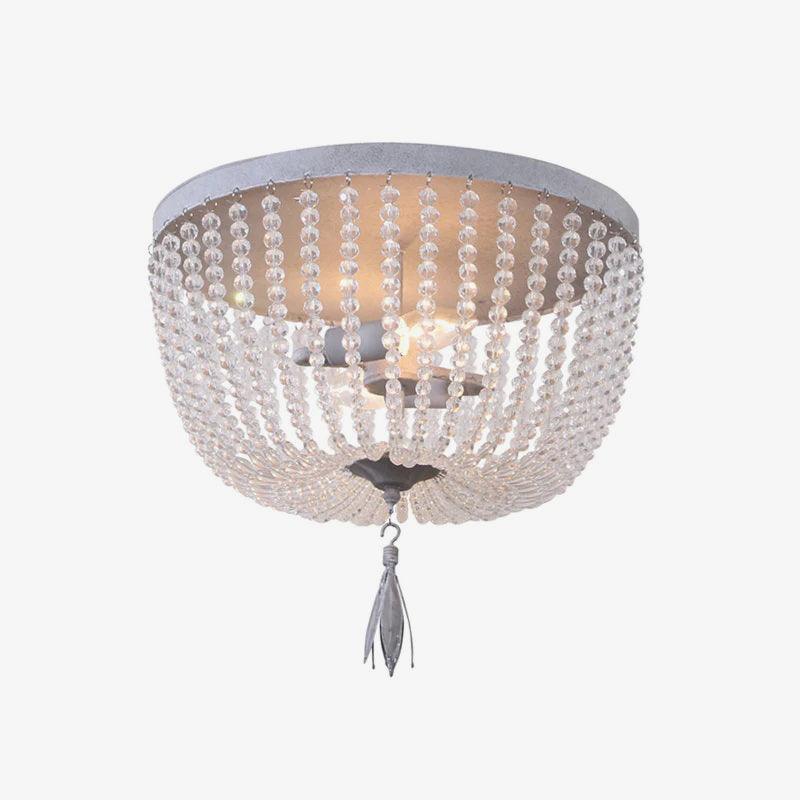 Dauphine Crystal Ceiling Light Fixture - Elegant Chandelier for Dining Room, Bedroom & Living Room Lighting | Modern Home Decor